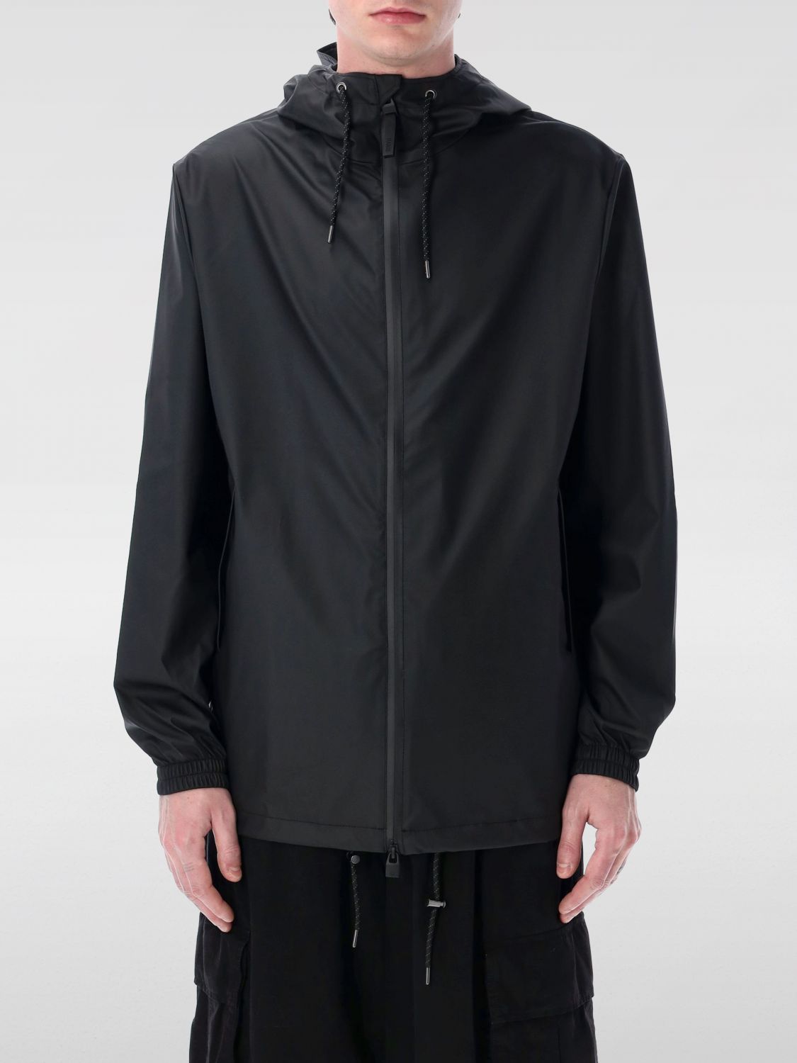 Shop Rains Jacket Men Color Black