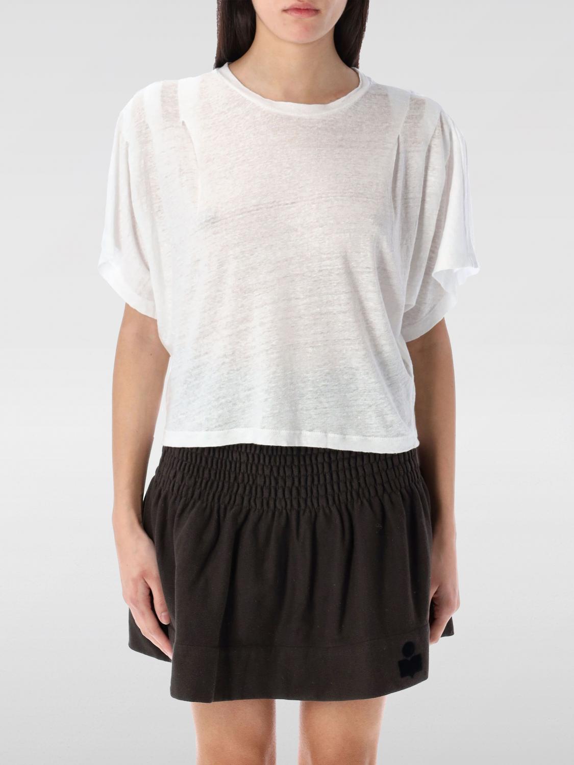 ISABEL MARANT ÉTOILE T-SHIRT ISABEL MARANT ETOILE WOMAN COLOR WHITE G58620001