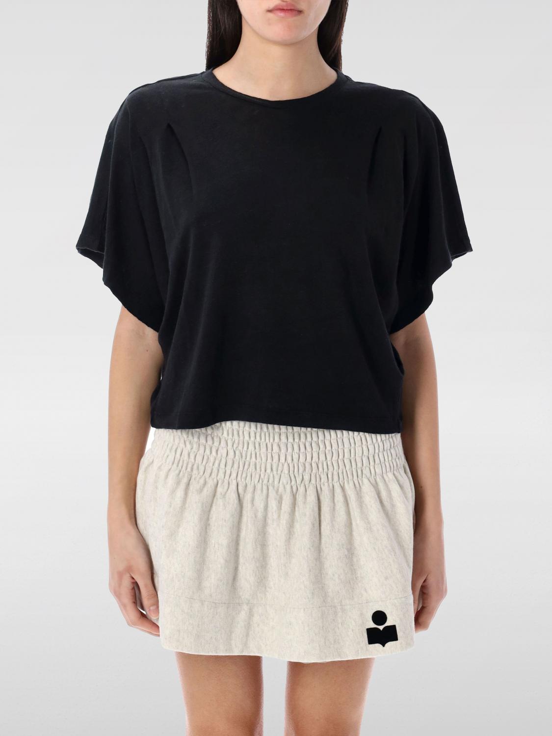Shop Isabel Marant Étoile T-shirt Isabel Marant Etoile Woman Color Black In Schwarz