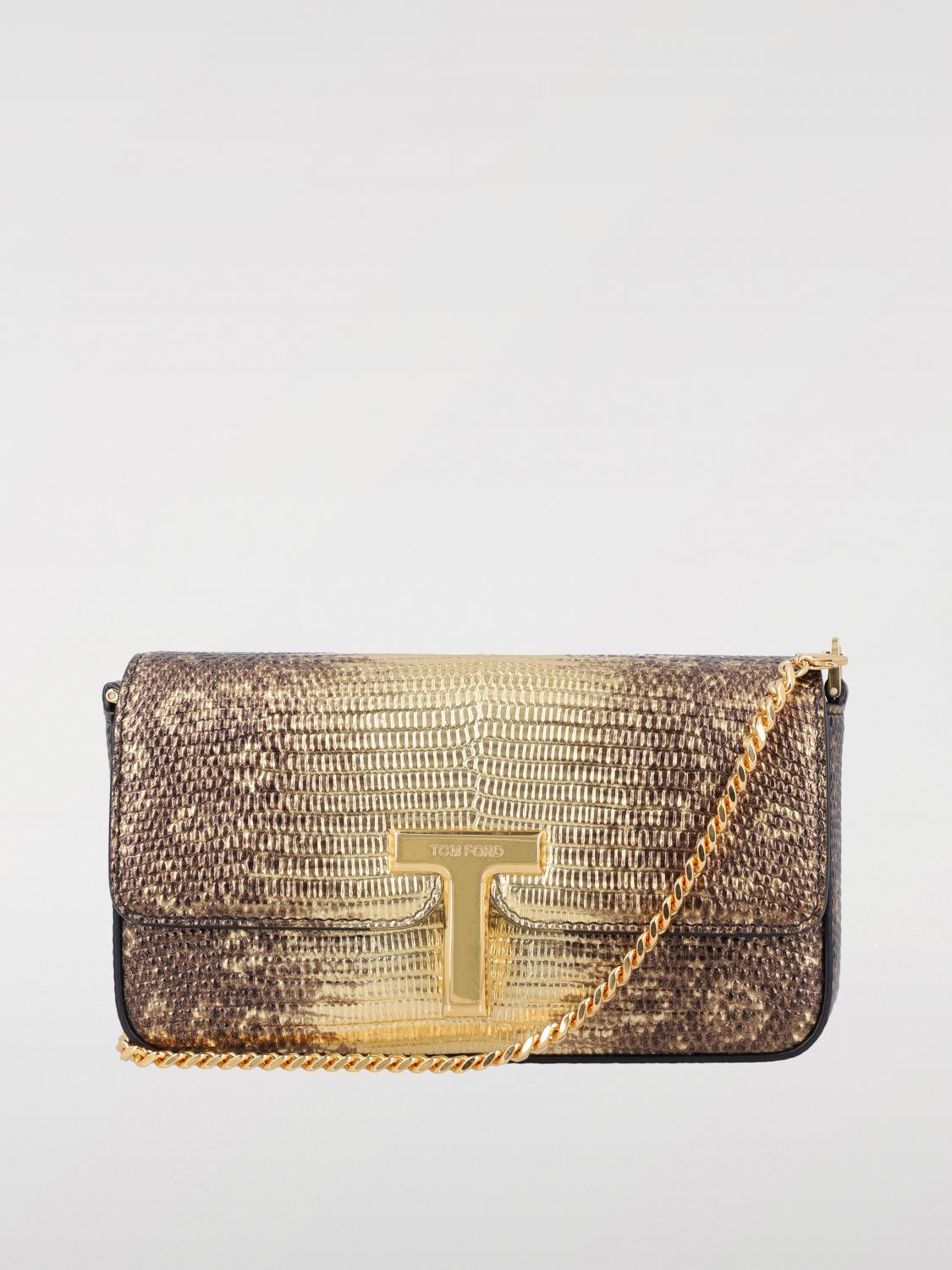 Mini Bag TOM FORD Woman color Gold