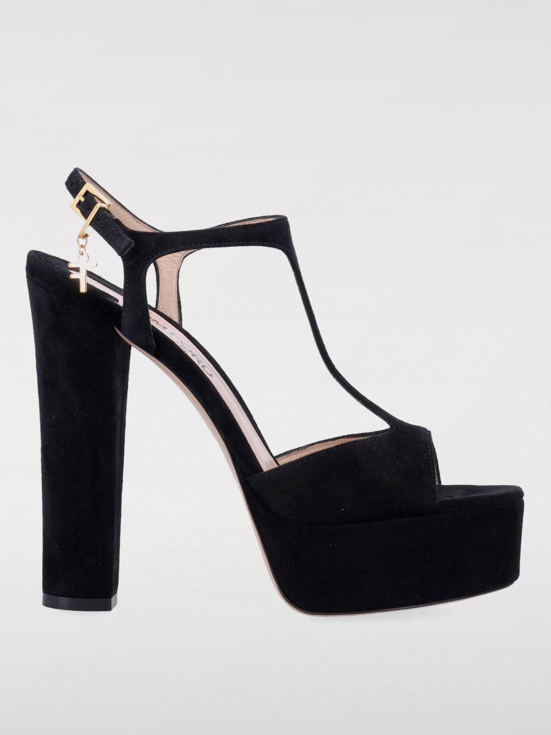 Shop Tom Ford Heeled Sandals Woman Color Black In Schwarz