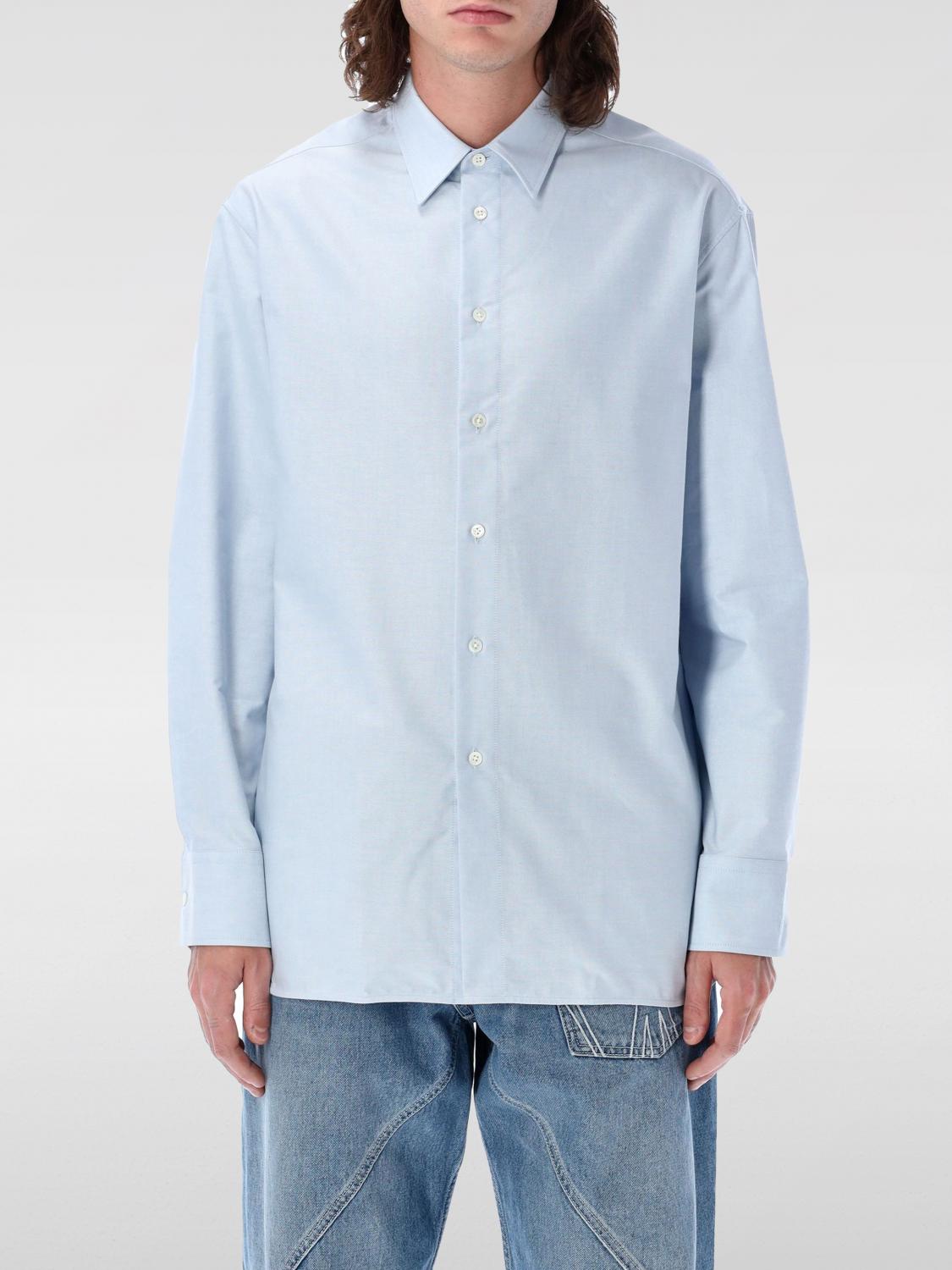 Jw Anderson Men's Oxford Shirt In Blau