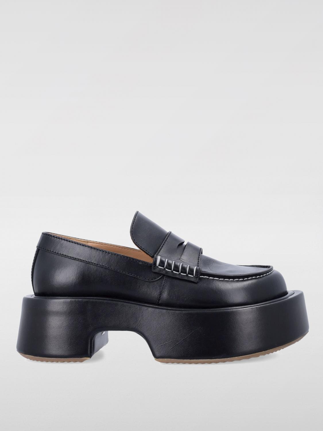 Shop Jw Anderson Loafers Woman Color Black In Schwarz