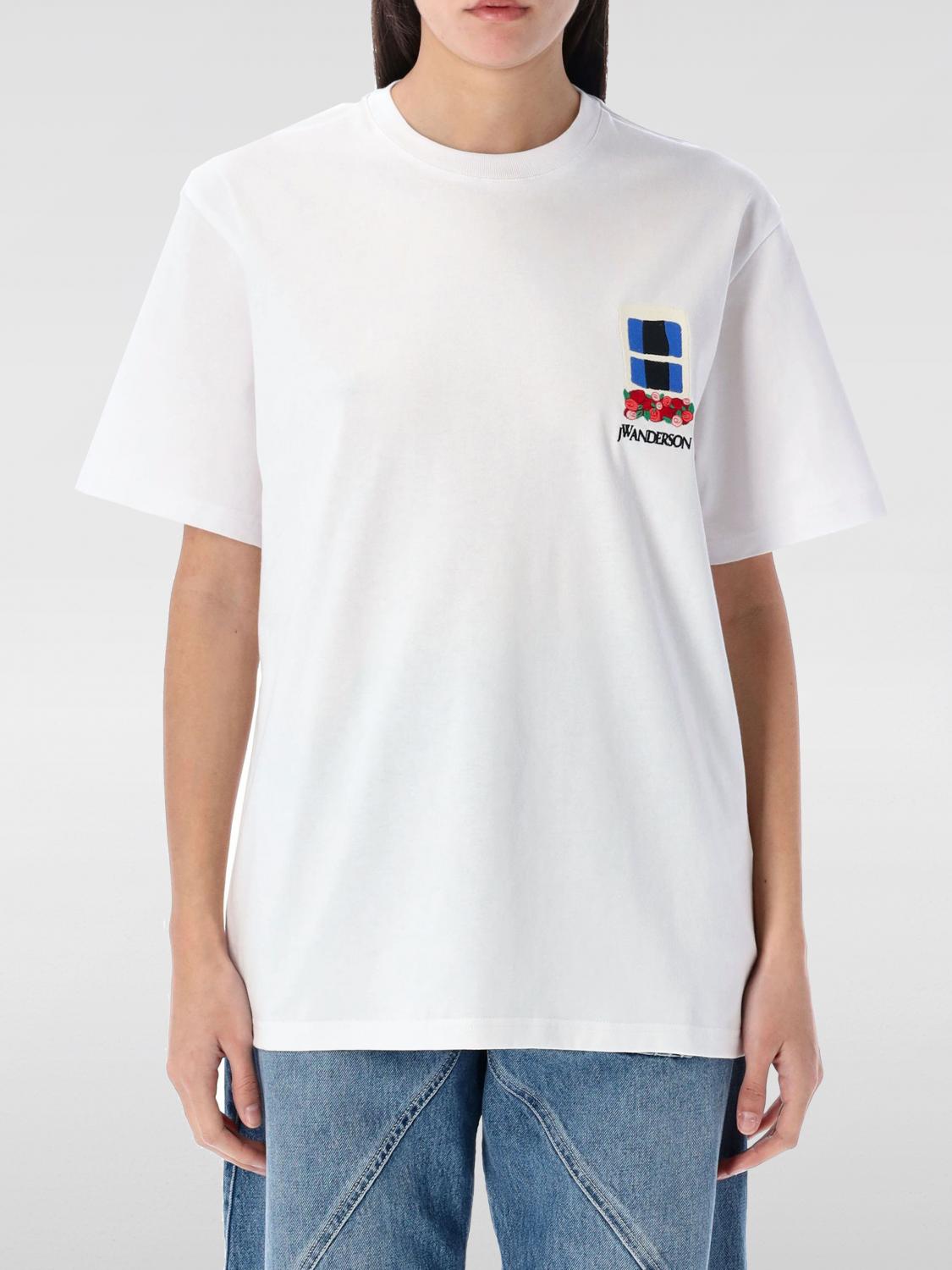 Shop Jw Anderson T-shirt Woman Color White