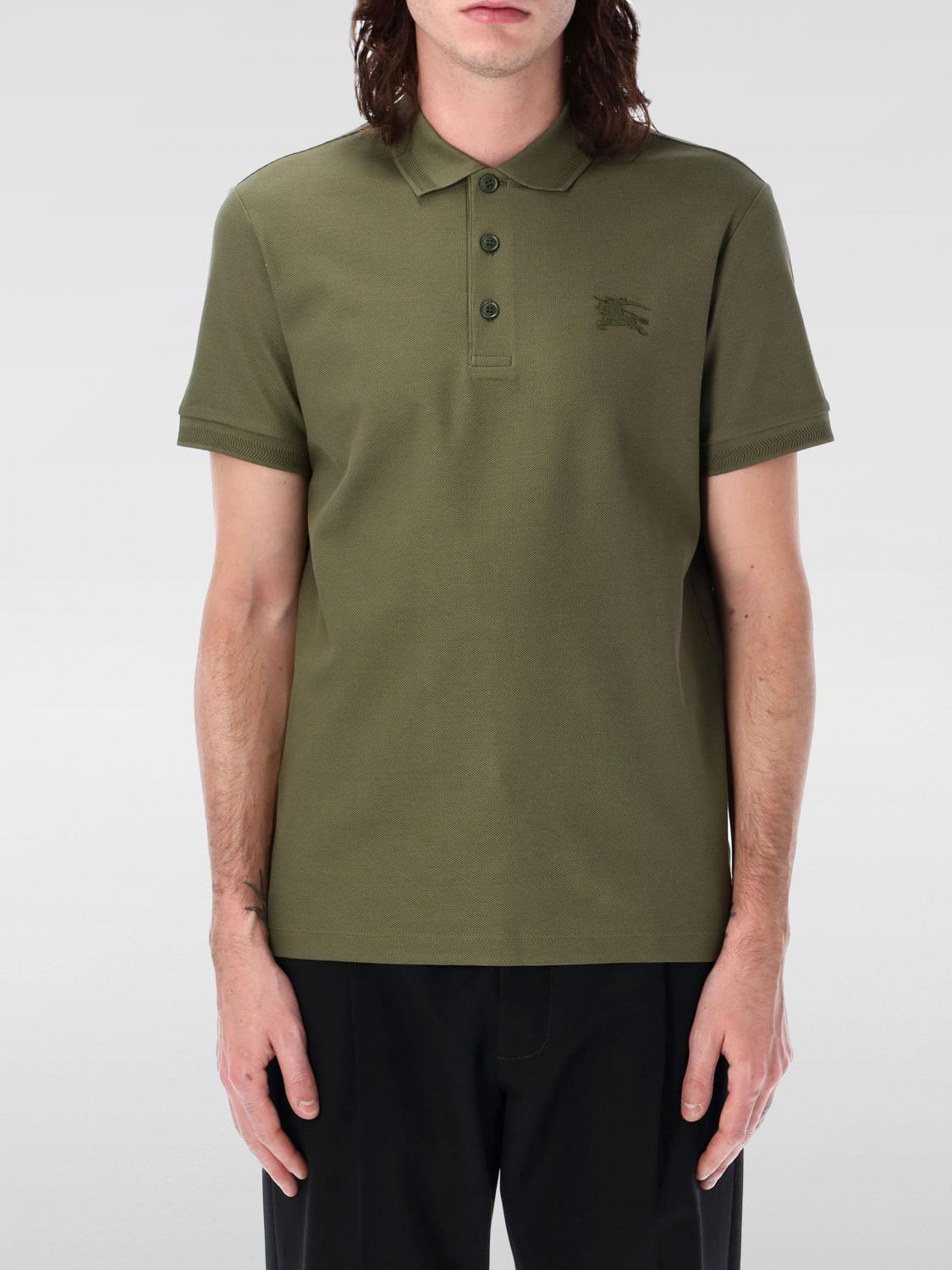 Polo Shirt BURBERRY Men color Green Polo Shirt BURBERRY Men color Green