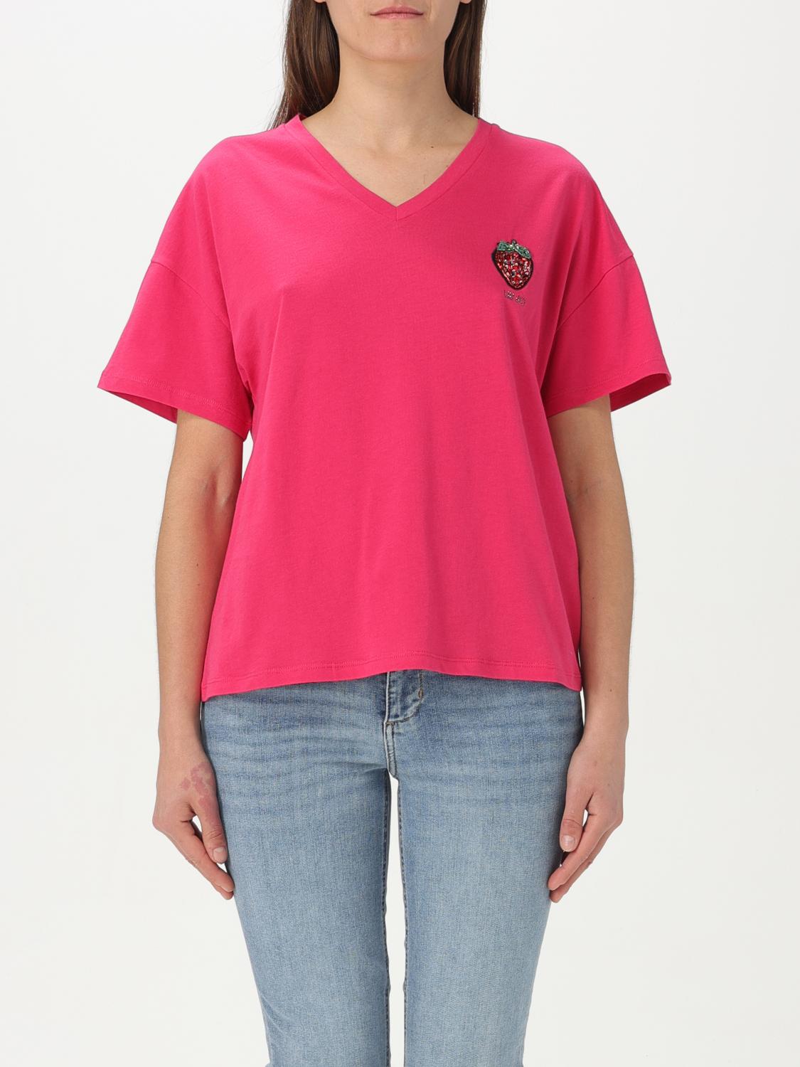 Liu •jo T-shirt Liu Jo Woman Color Pink In Pink