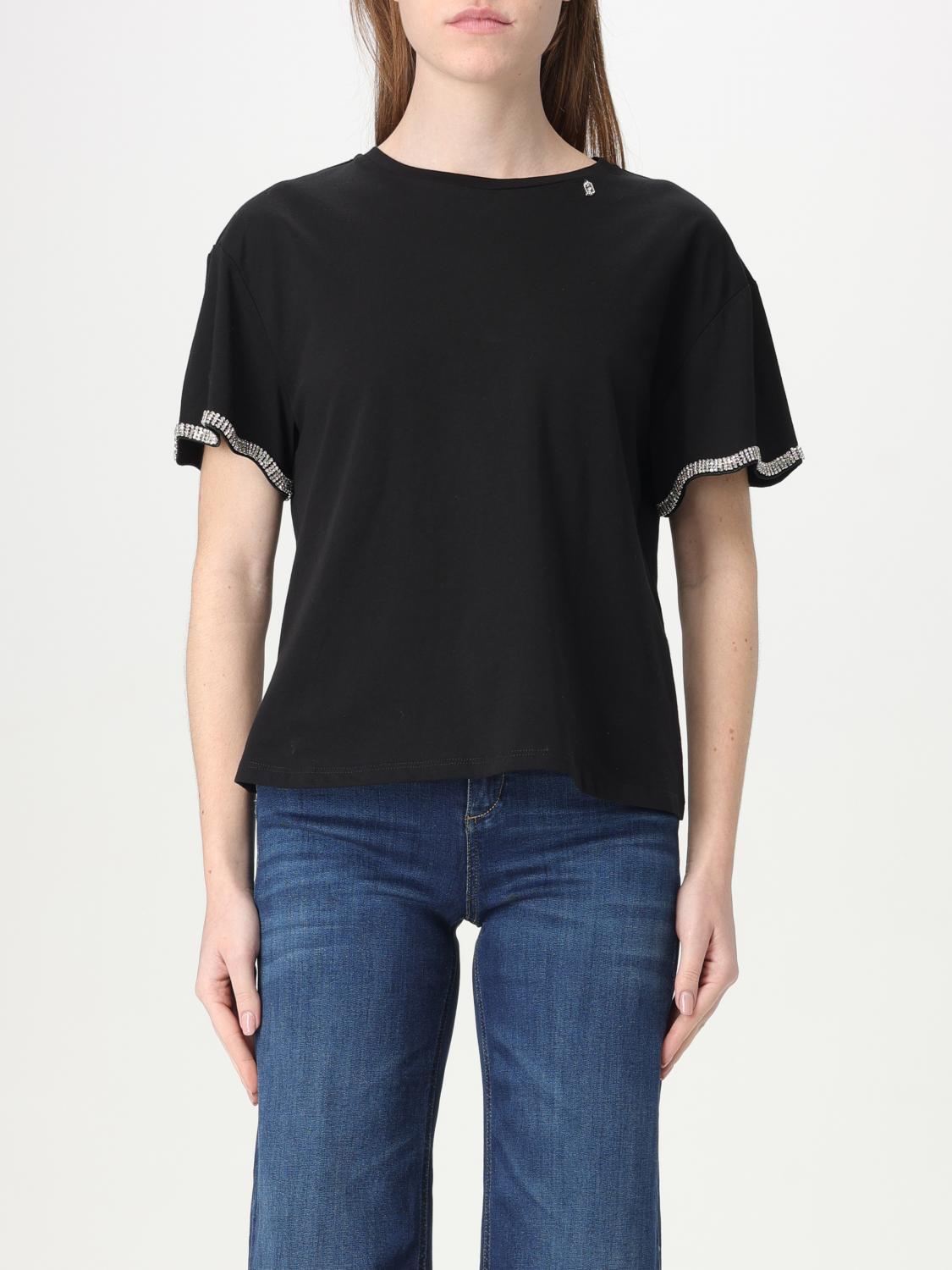 Liu •jo T-shirt Liu Jo Woman Color Black In Schwarz