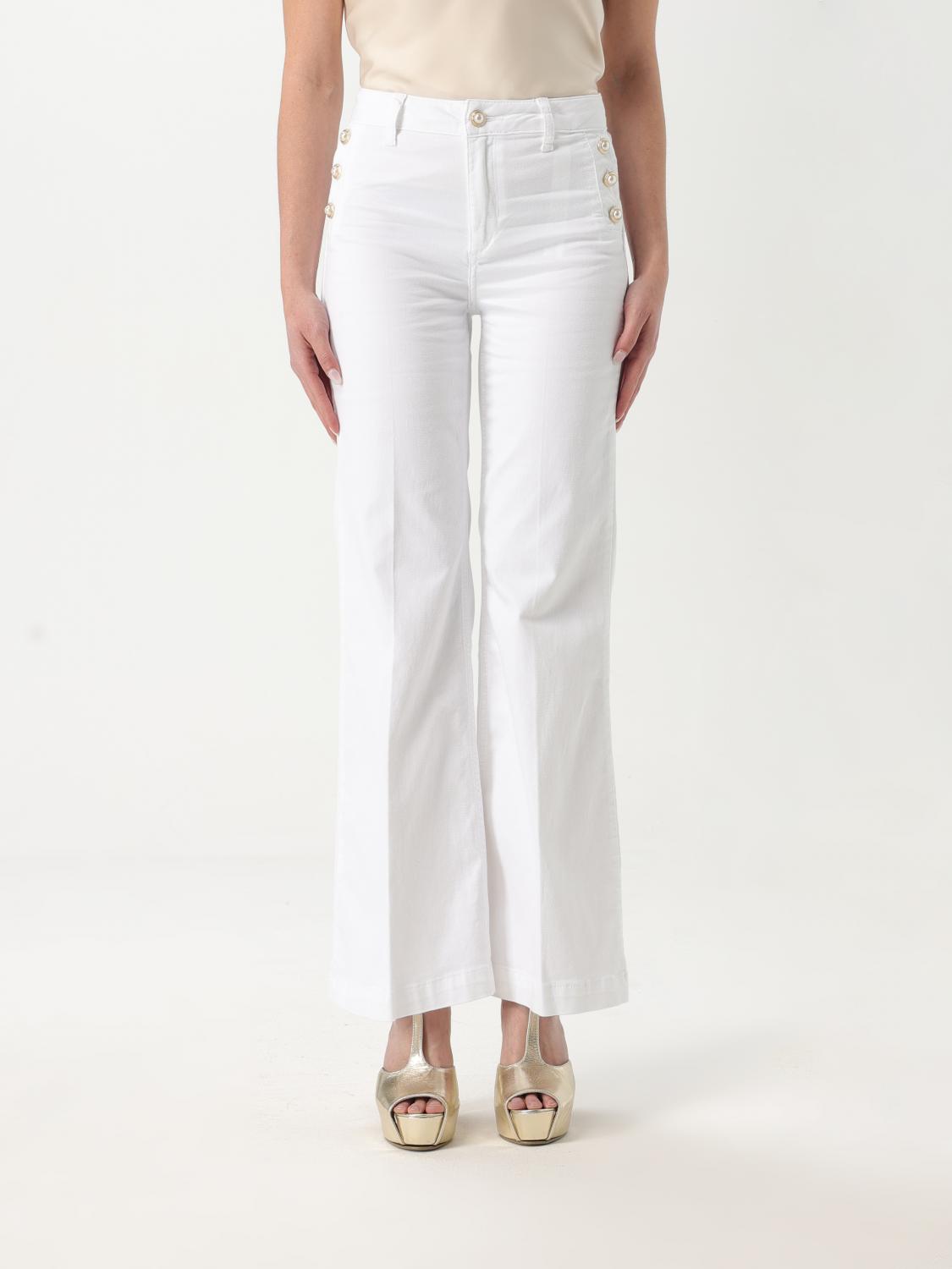 Liu •jo Pants Liu Jo Woman Color White In White