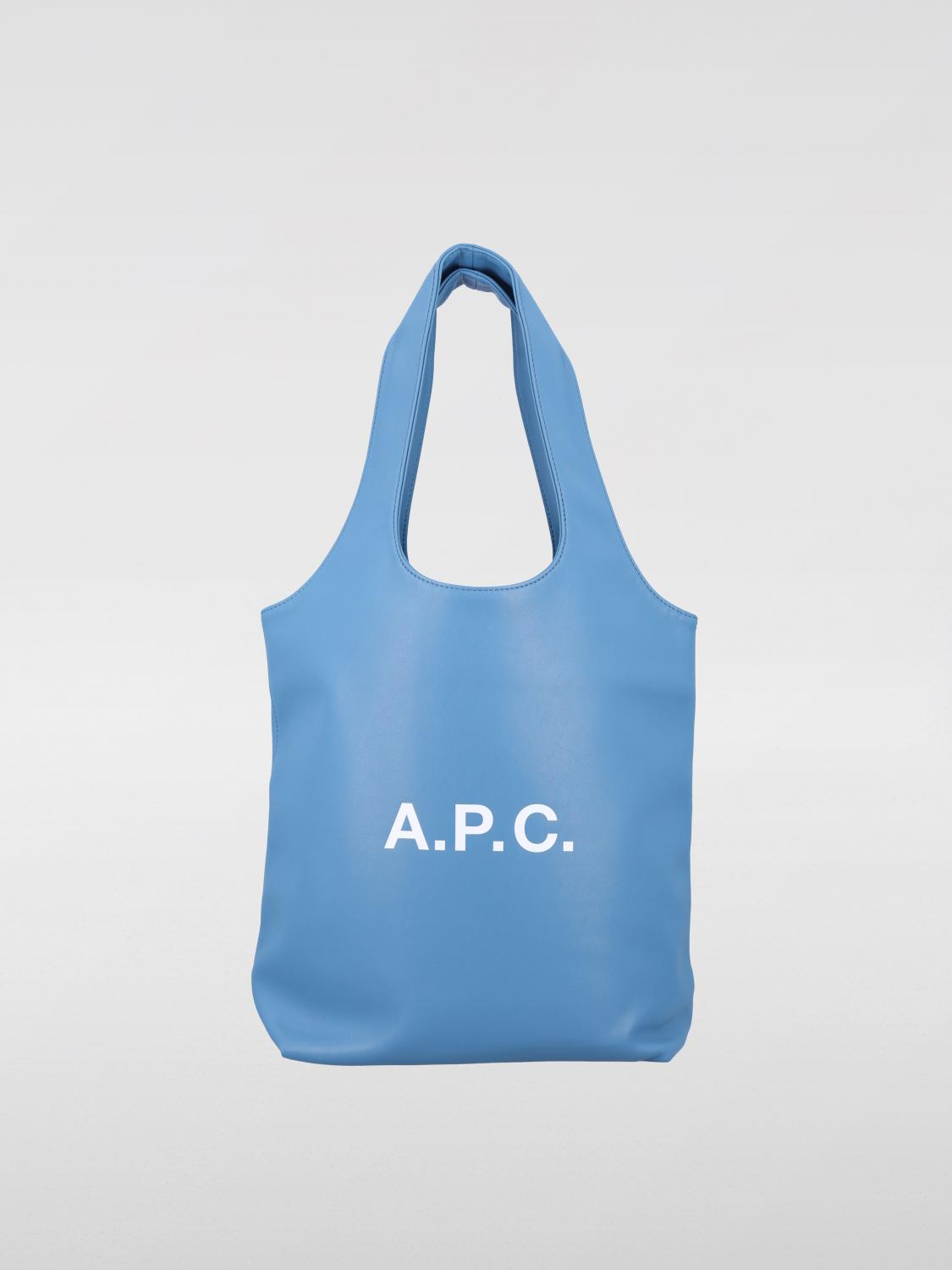 Apc A.p.c. Ninon Small Tote Bag In Blue