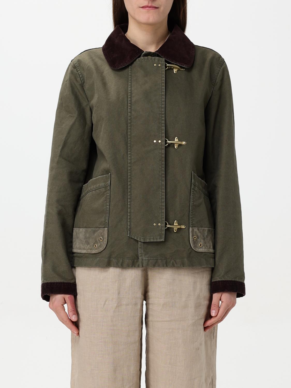 Fay Jacket Woman Color Green In Green