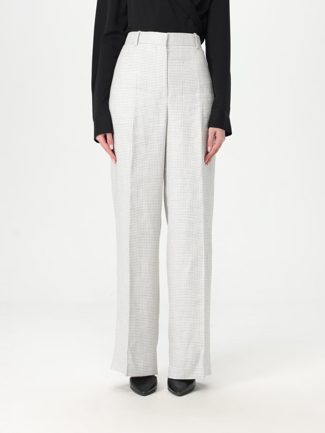 Theory Pants  Woman Color Grey In Grey