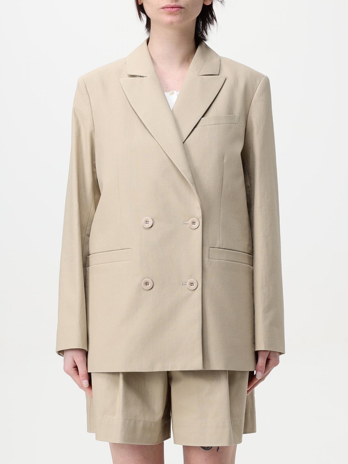 Apc Blazer A.p.c. Woman Color Beige In Beige