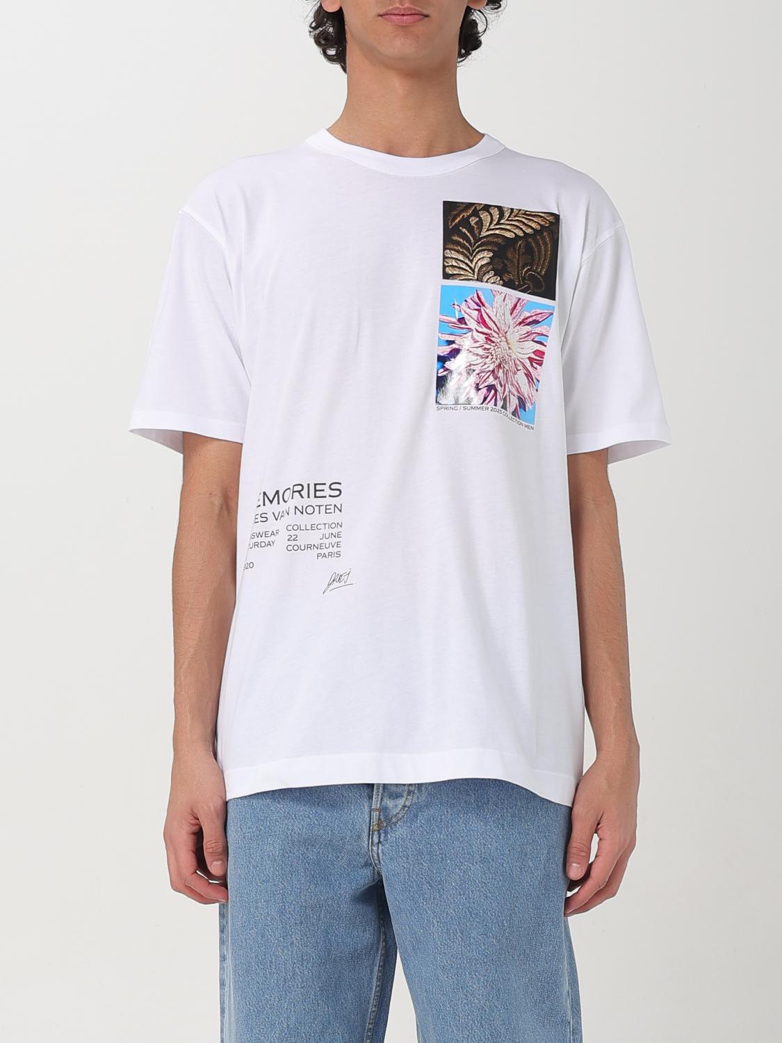 25ss Dries Van Noten HEER PR 1600 Tシャツ L Dries Van Noten Oversized Cotton Crew Neck T Shirt In White