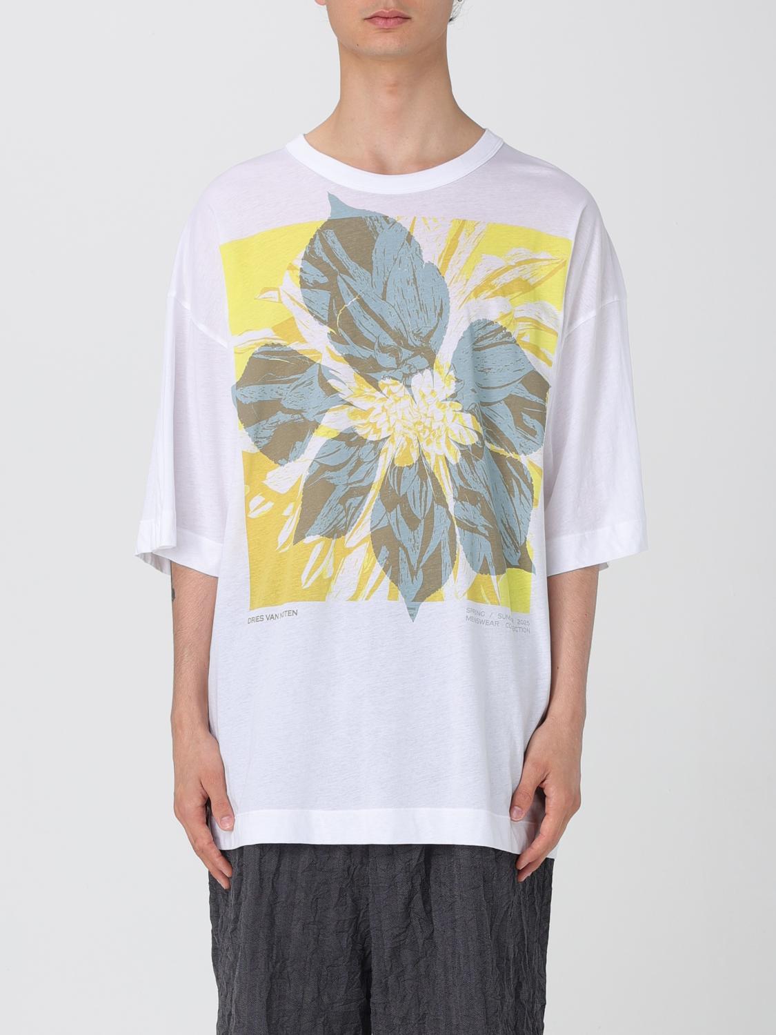 T-Shirt DRIES VAN NOTEN Men color White