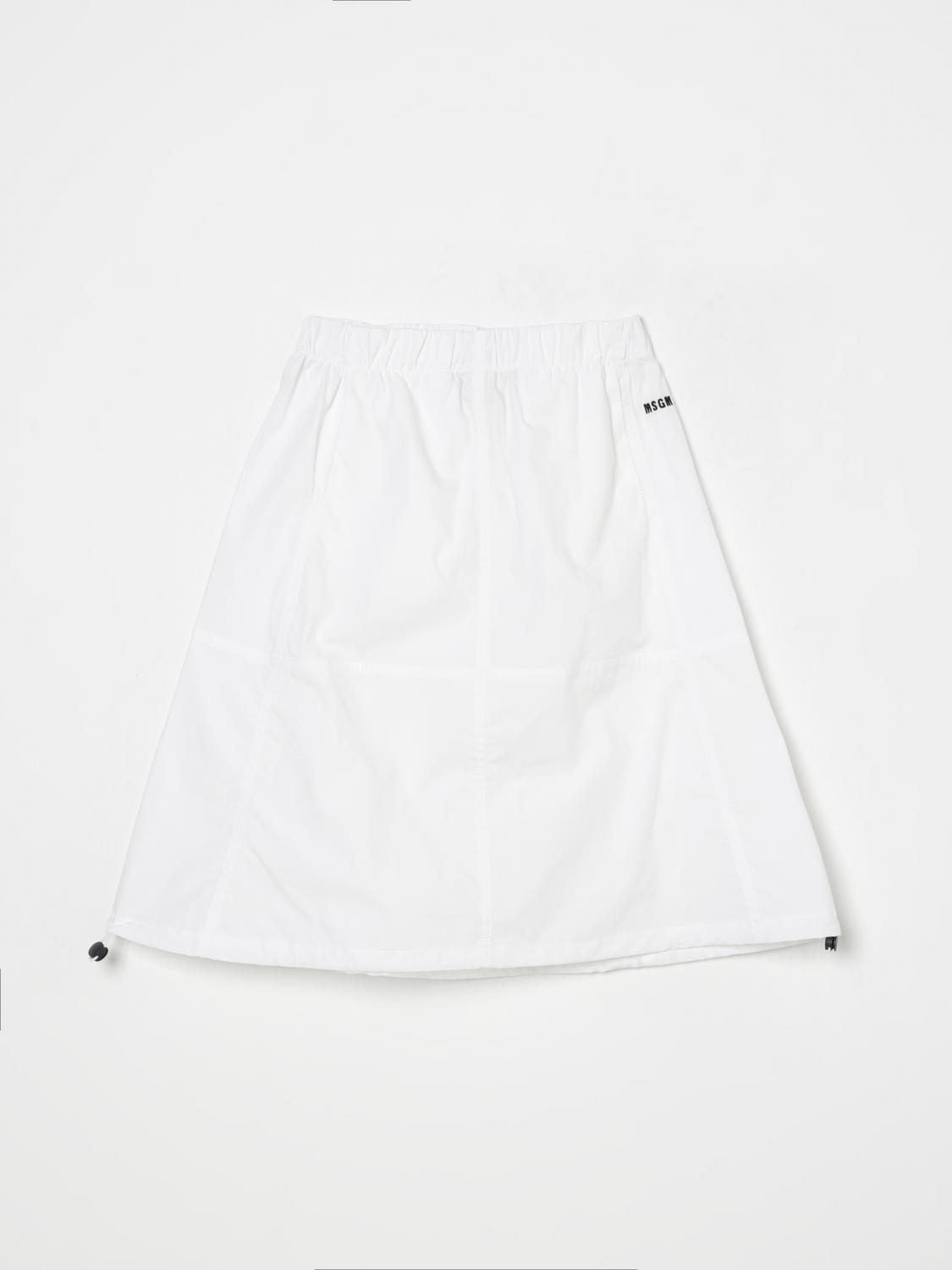 Msgm Skirt  Kids Kids Color White In White
