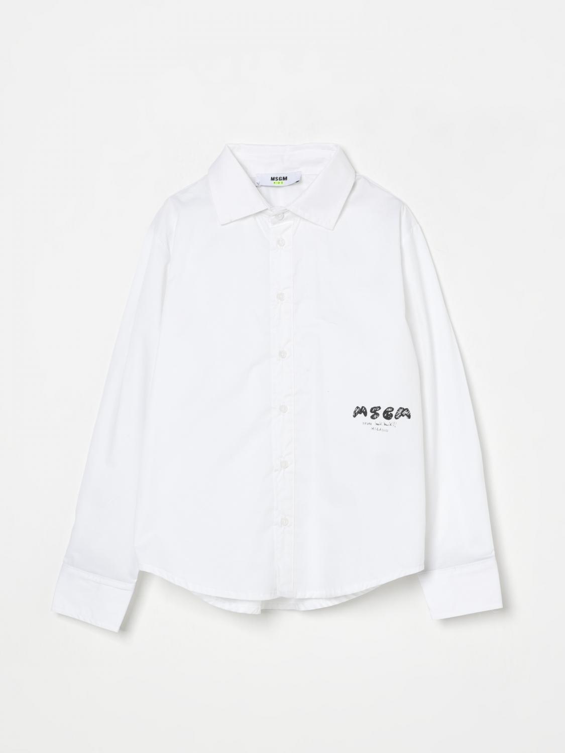 Msgm Shirt  Kids Kids Color White In White