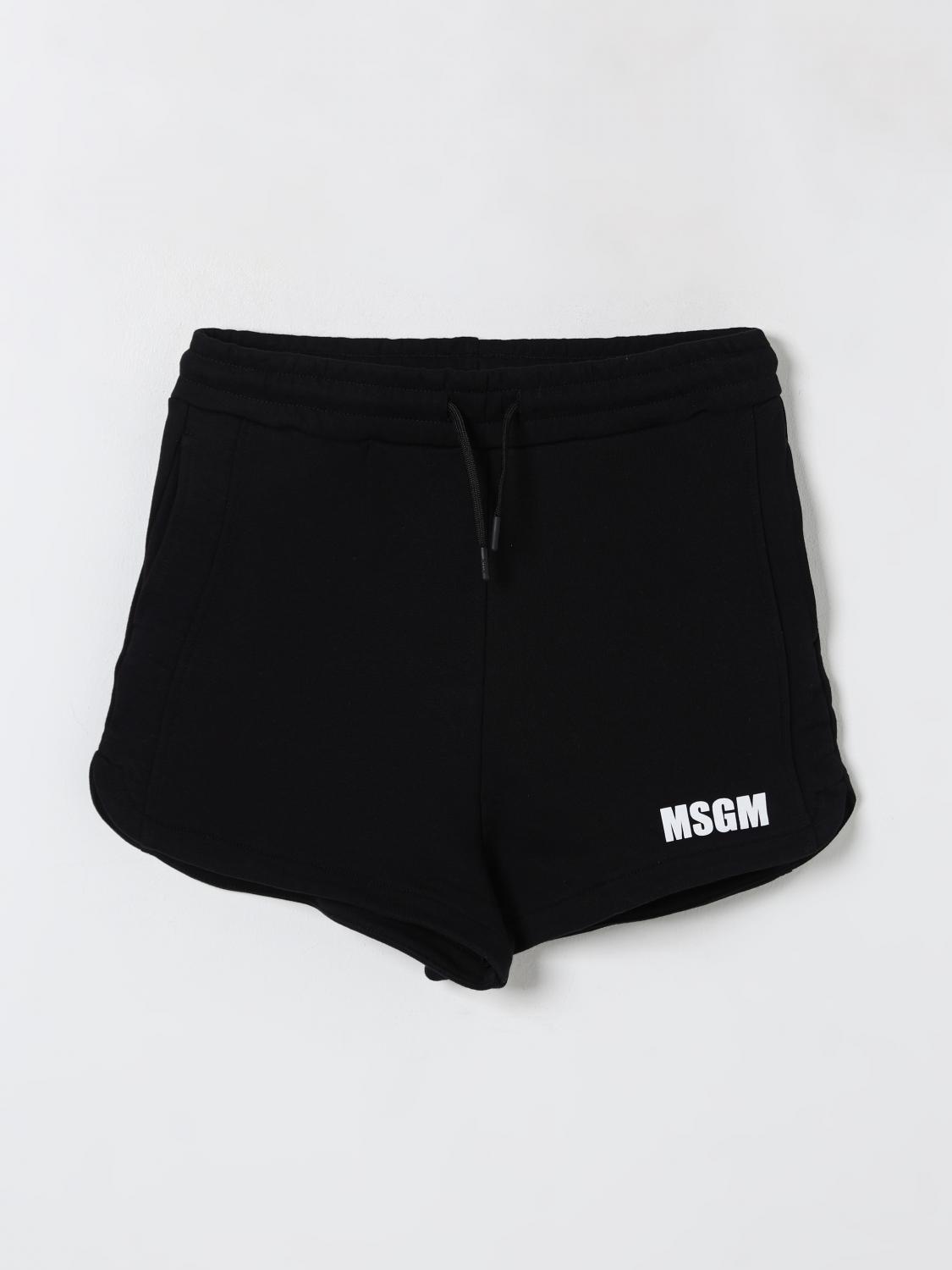 Msgm Shorts Kids Kinder Farbe Schwarz In Schwarz