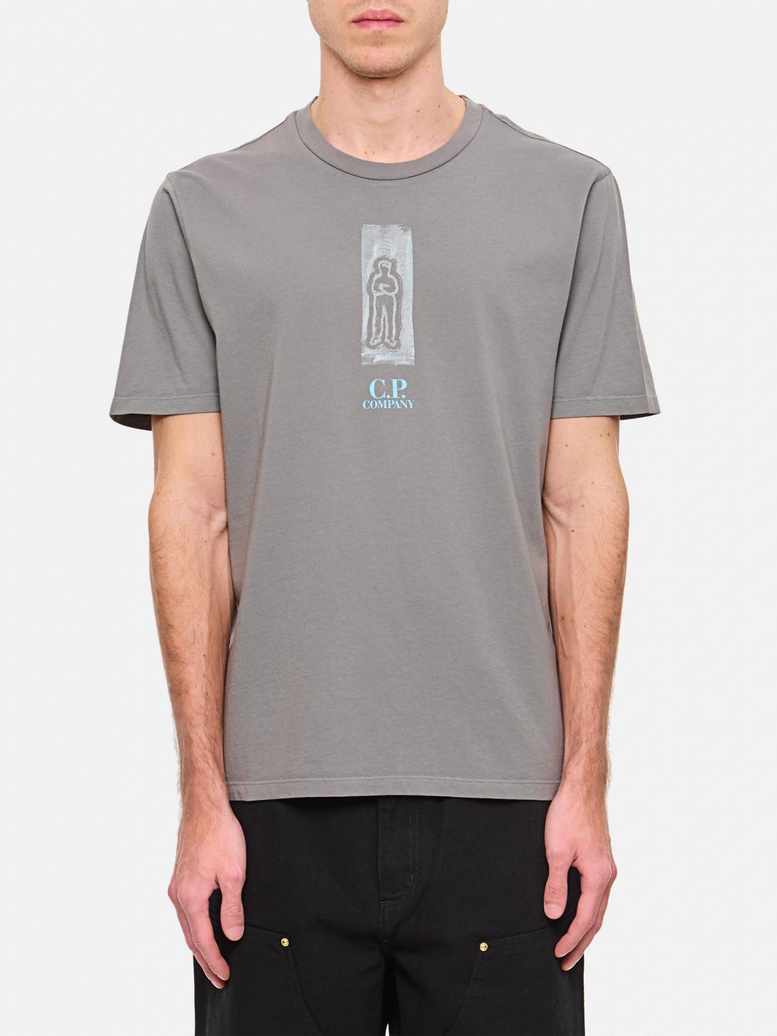C.p. Company T-shirt C. P. Company Herren Farbe Grau In Gray