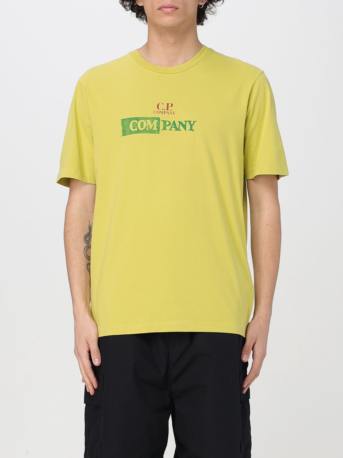 C.p. Company T-shirt C. P. Company Men Color Yellow