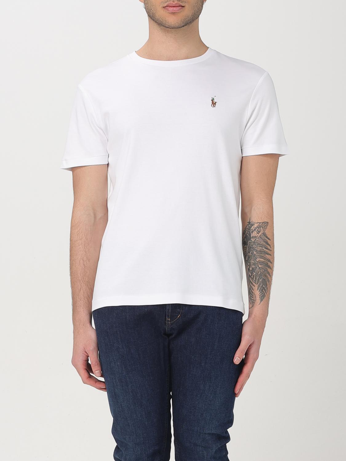 Polo Ralph Lauren T-shirt Men Color White In White