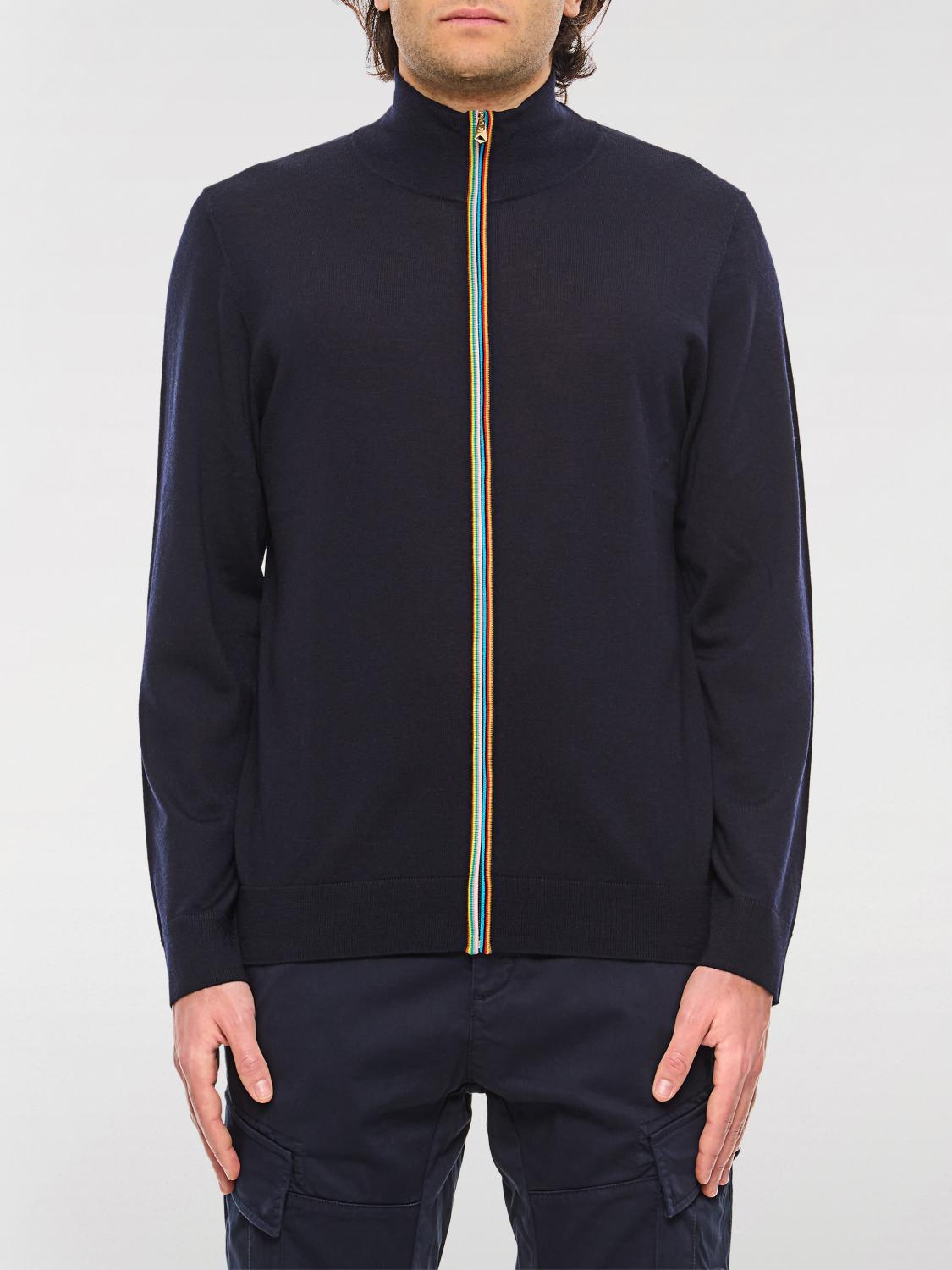 Shop Paul Smith Sweatshirt Men Color Blue