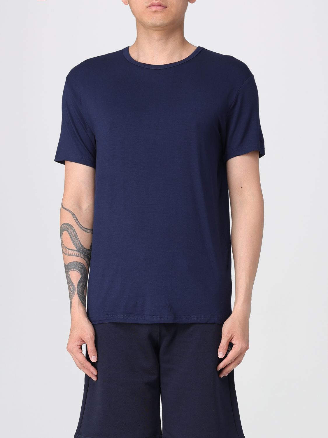 Shop Paul Smith T-shirt Men Color Blue