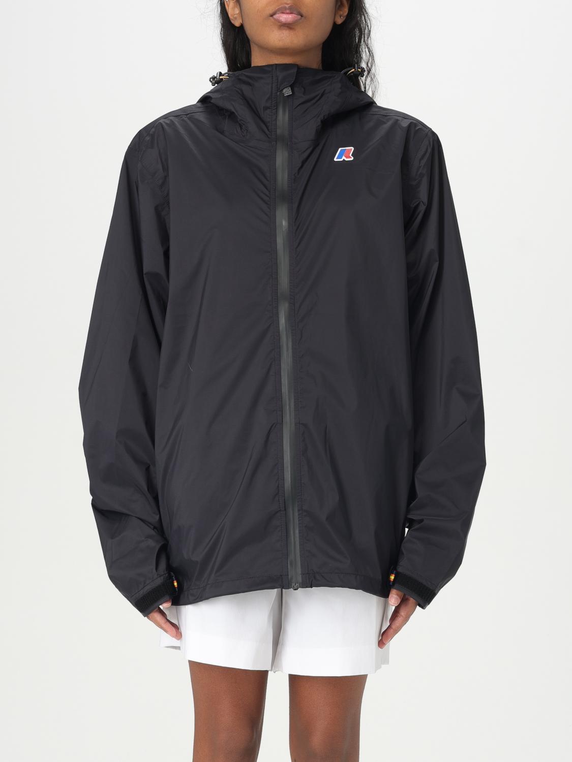 K-way Jacket Woman Color Black In Black