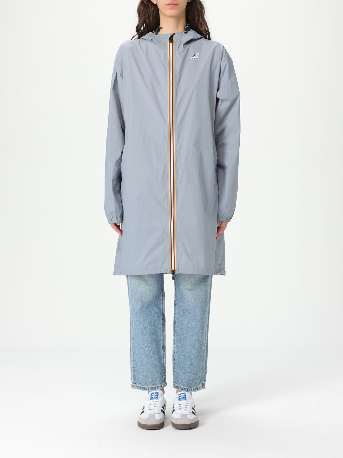 K-WAY COAT K-WAY WOMAN COLOR GREY G59108020