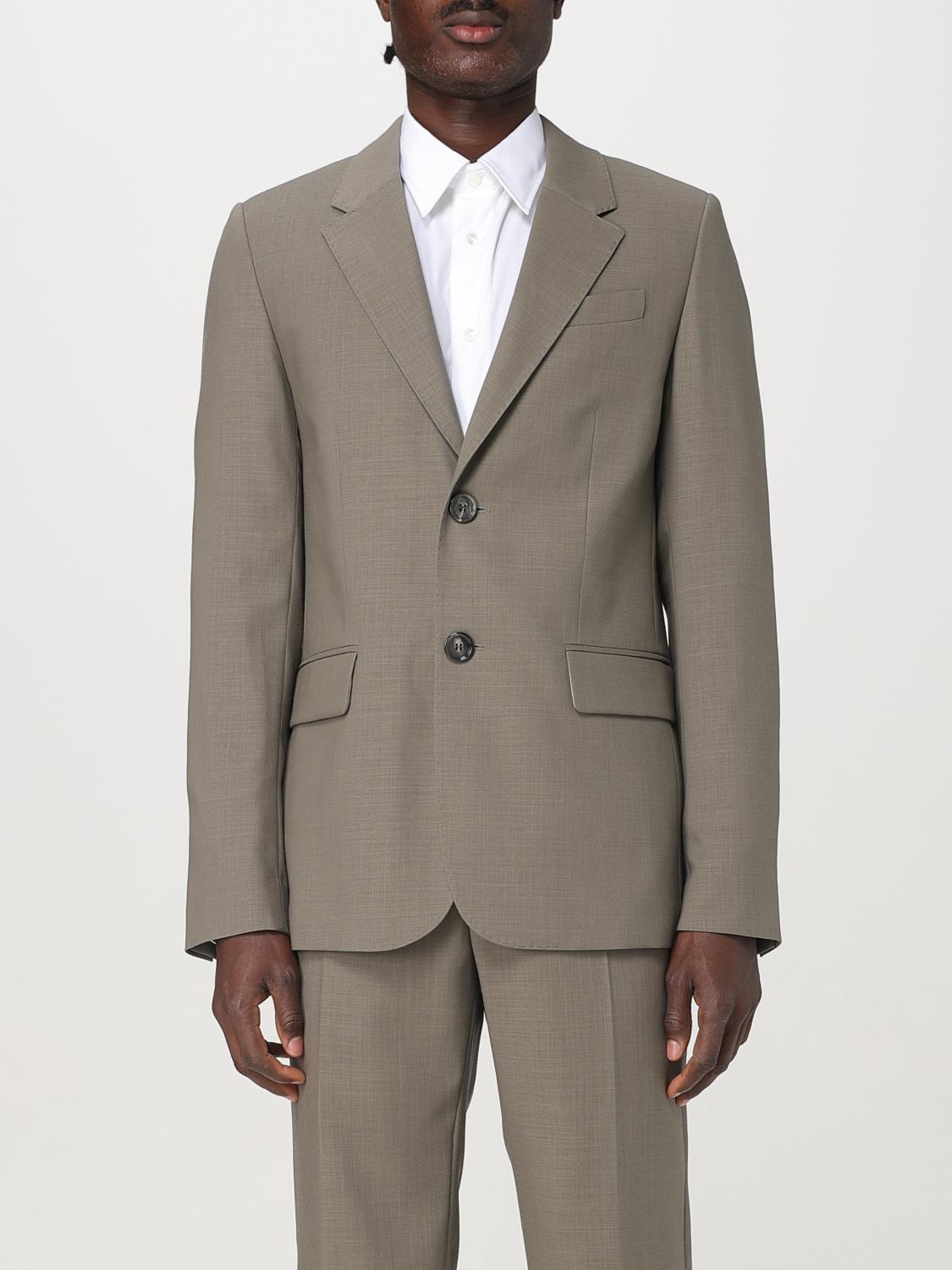 Ami Alexandre Mattiussi Jacke Ami Paris Herren Farbe Grau In Grau