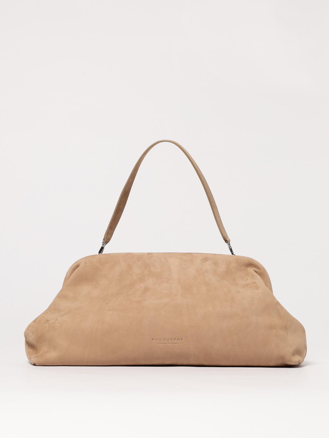 Shoulder Bag PHILOSOPHY DI LORENZO SERAFINI Woman color Beige