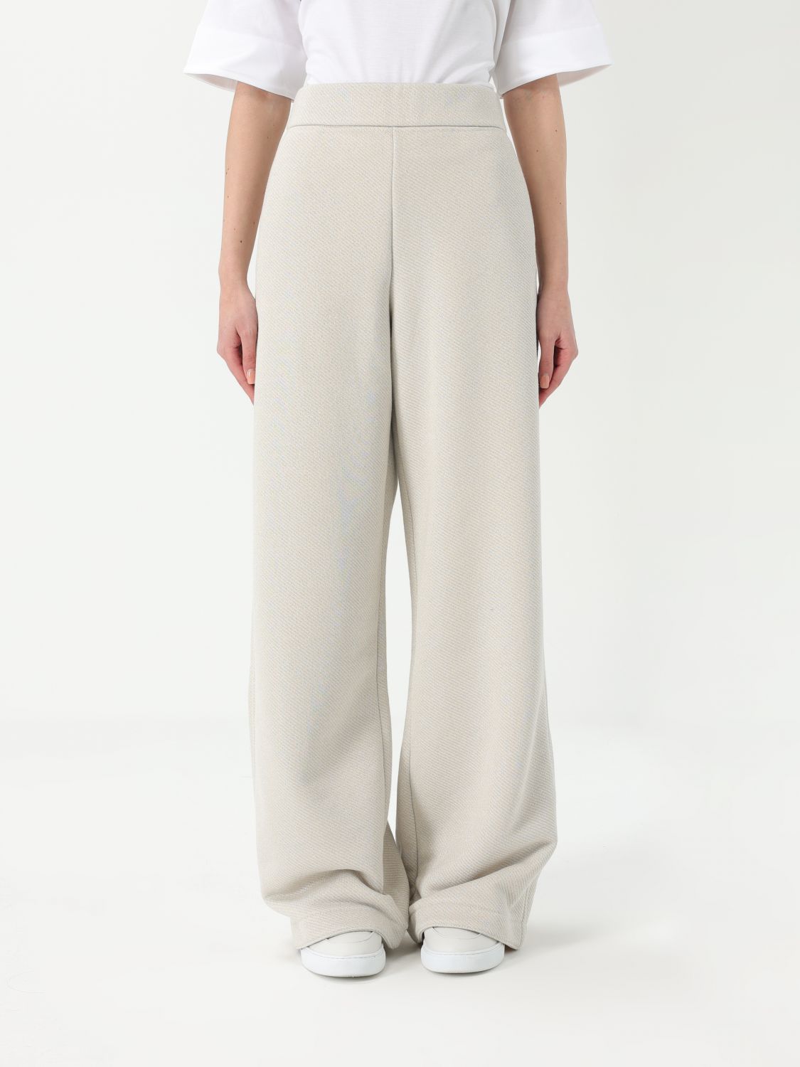 Max Mara Pants Woman Beige In Beige