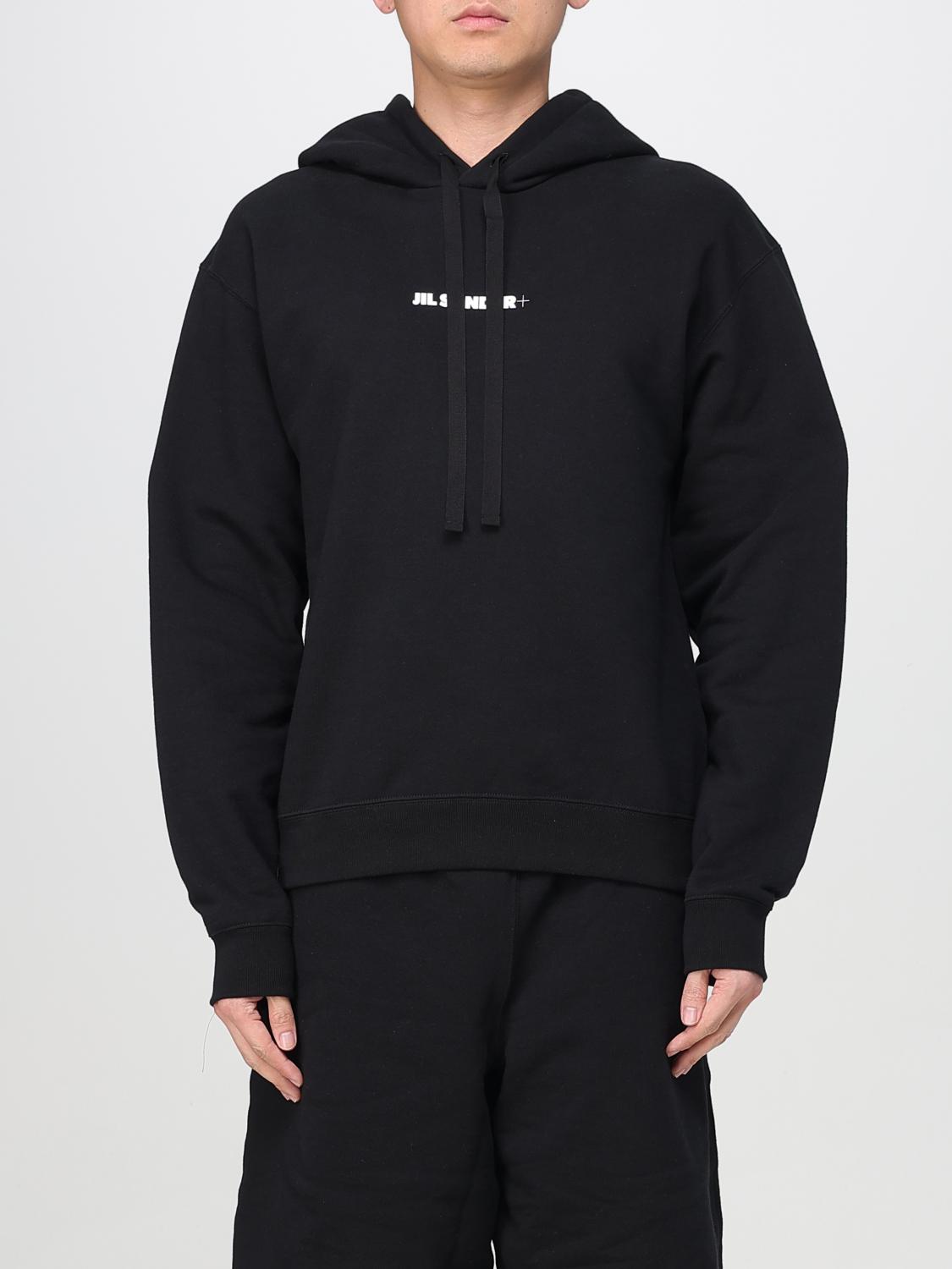 Jil Sander JIL SANDER Sweatshirt Men color Black　JIL SANDER ジルサンダー スウェットシャツ メンズ カラー ブラック