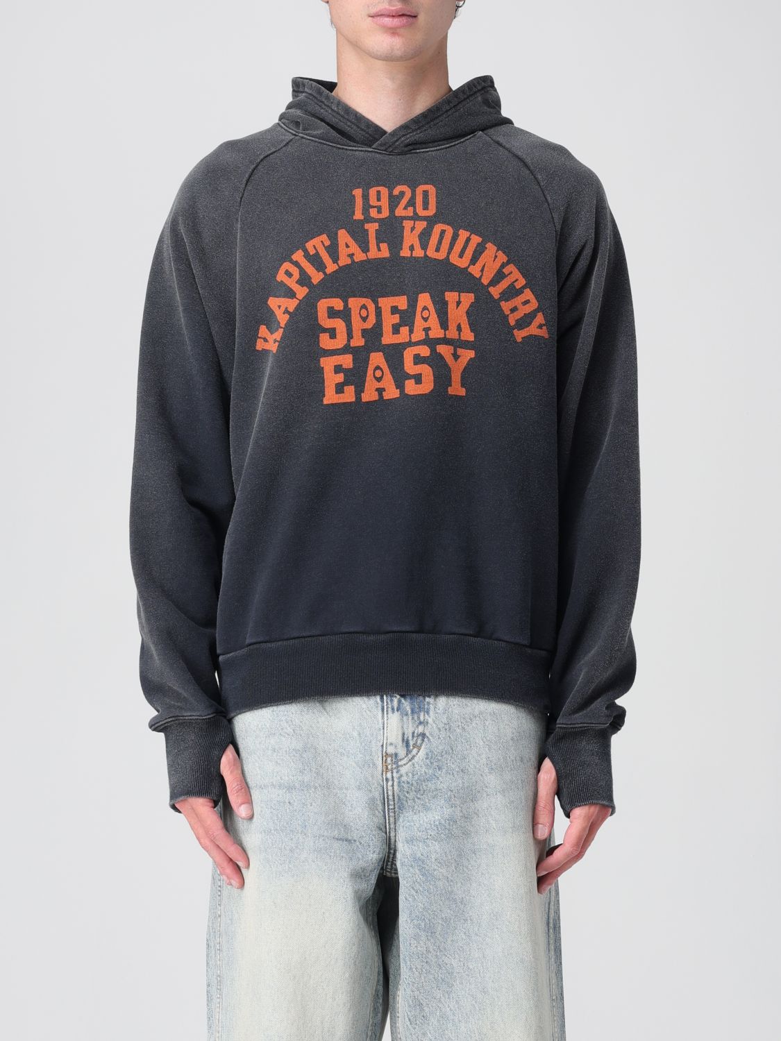 Shop Kapital Sweatshirt  Men Color Black