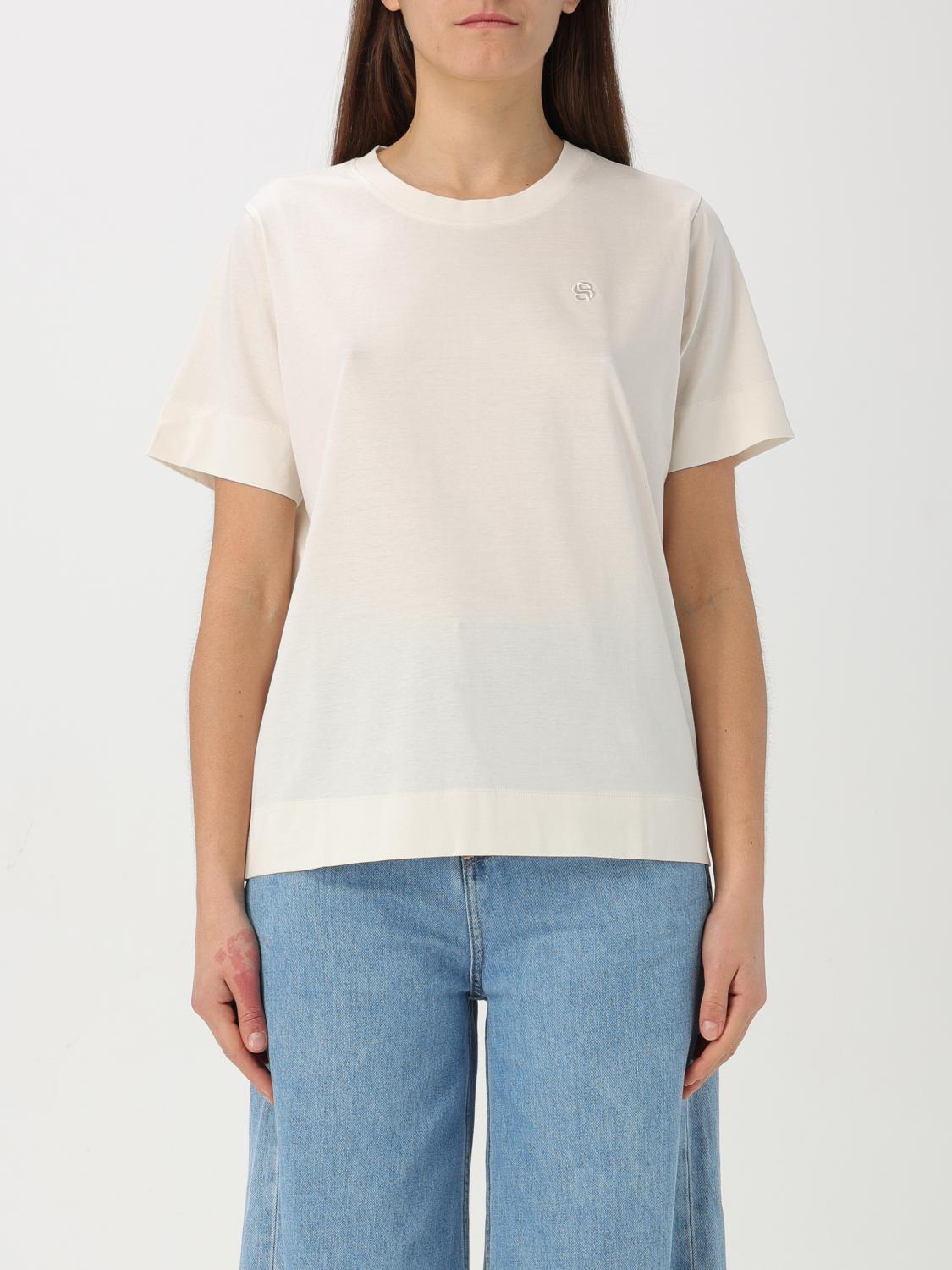 Hugo Boss T-shirt Boss Woman Color White In White