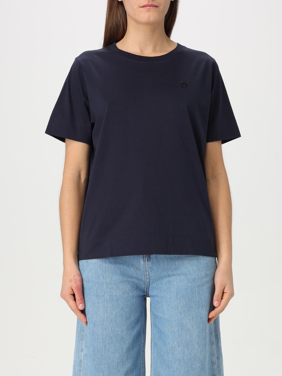 Hugo Boss T-shirt Boss Woman Color Blue In Blue