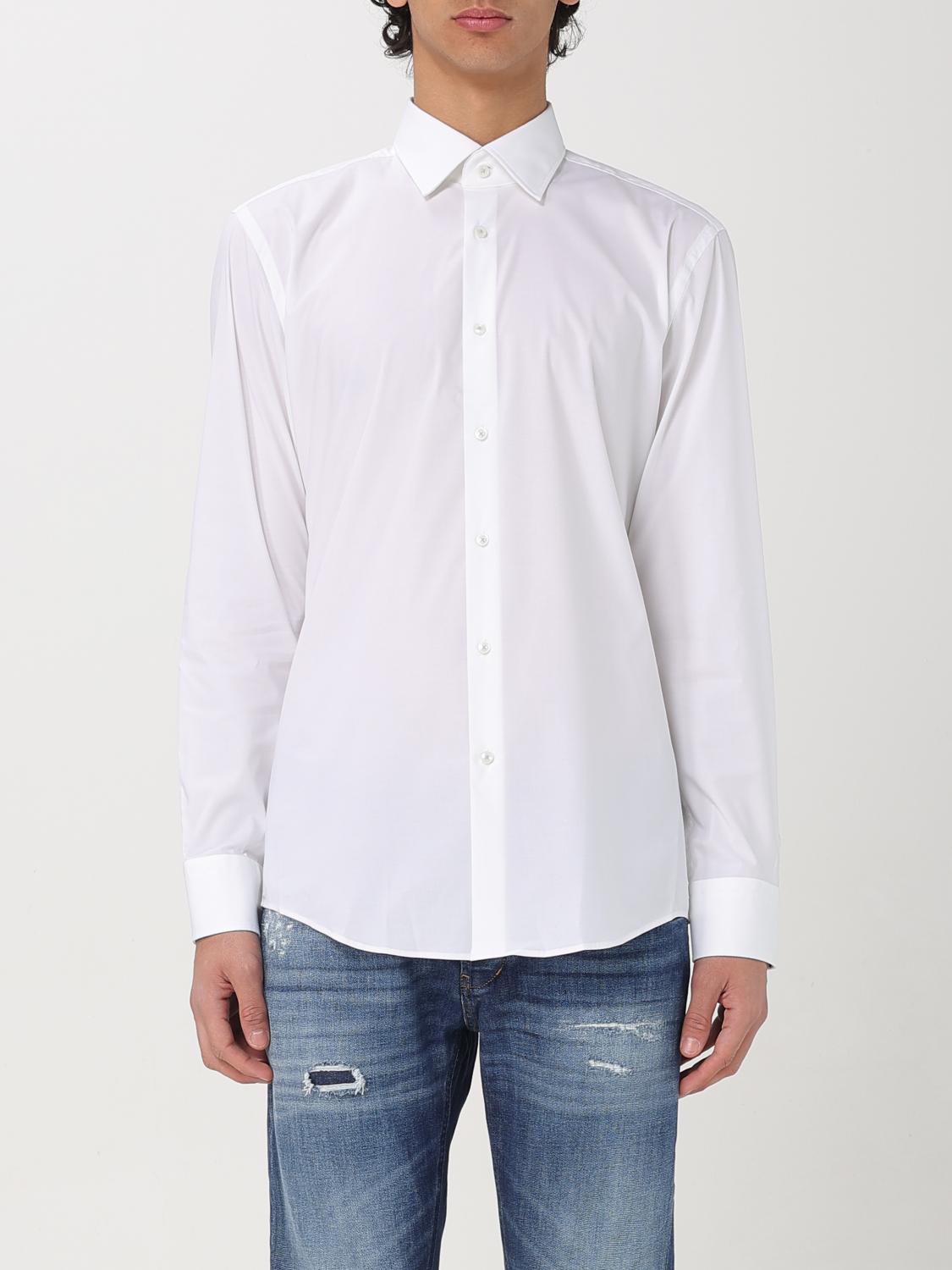 Hugo Boss Shirt Boss Men Color White In White