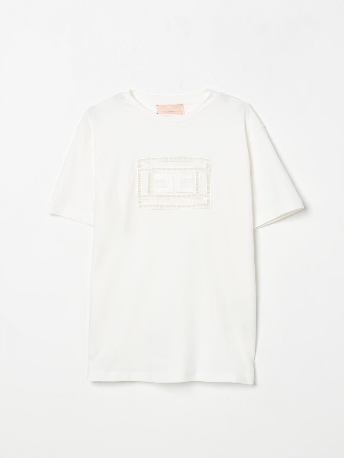 Elisabetta Franchi La Mia Bambina T-shirt Kids Color Yellow Cream In Yellow Cream