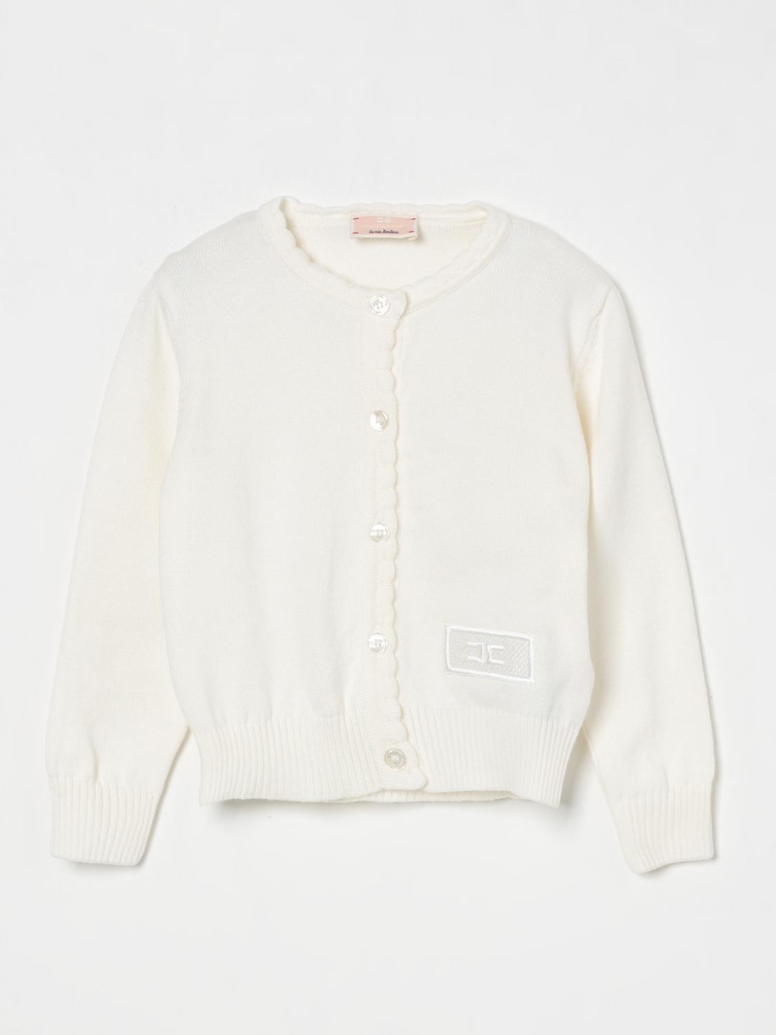 ELISABETTA FRANCHI LA MIA BAMBINA SWEATER ELISABETTA FRANCHI LA MIA BAMBINA KIDS COLOR YELLOW CREAM G59455090