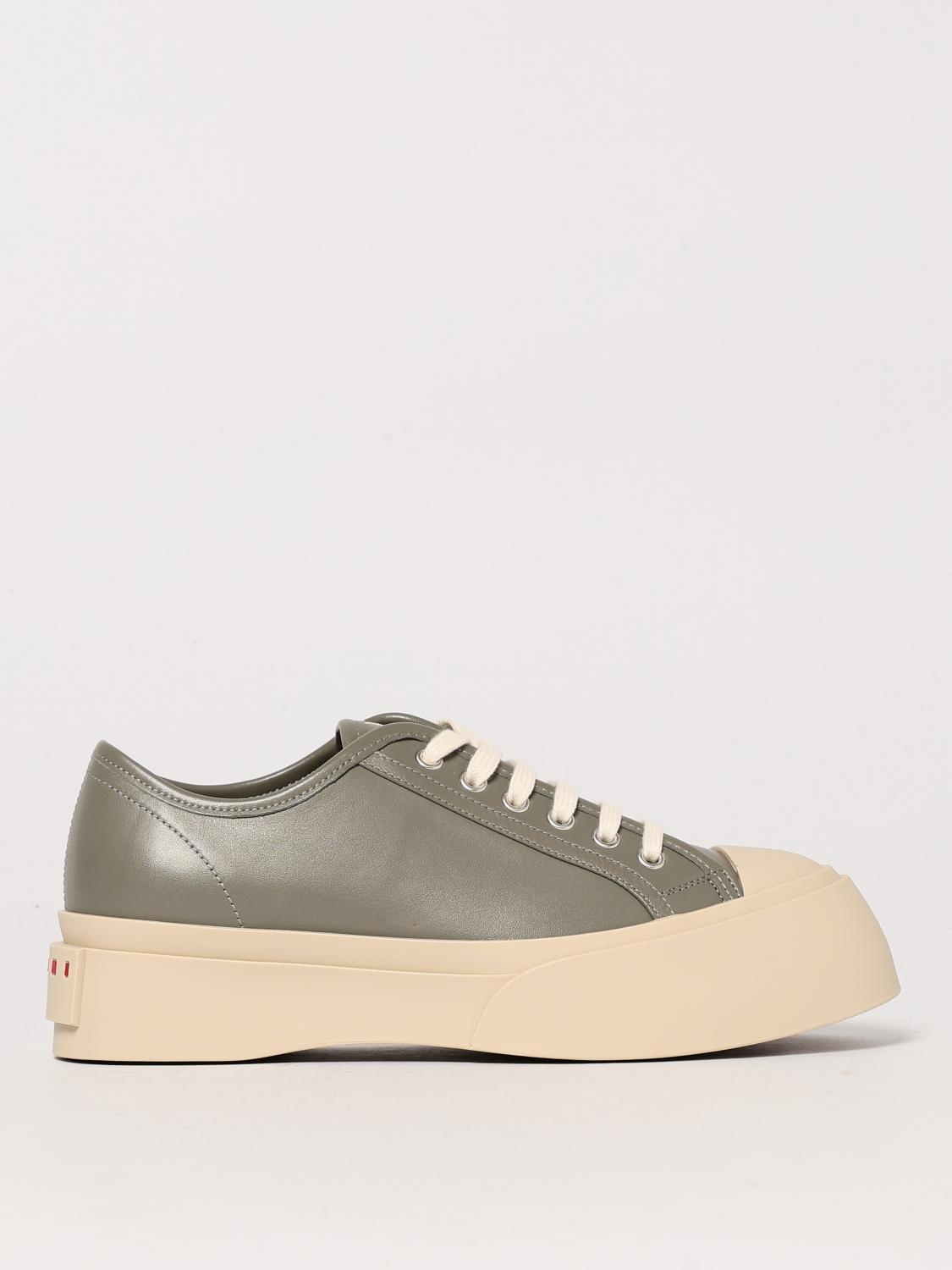 Marni Sneakers -  - Leather - Grey In Grau