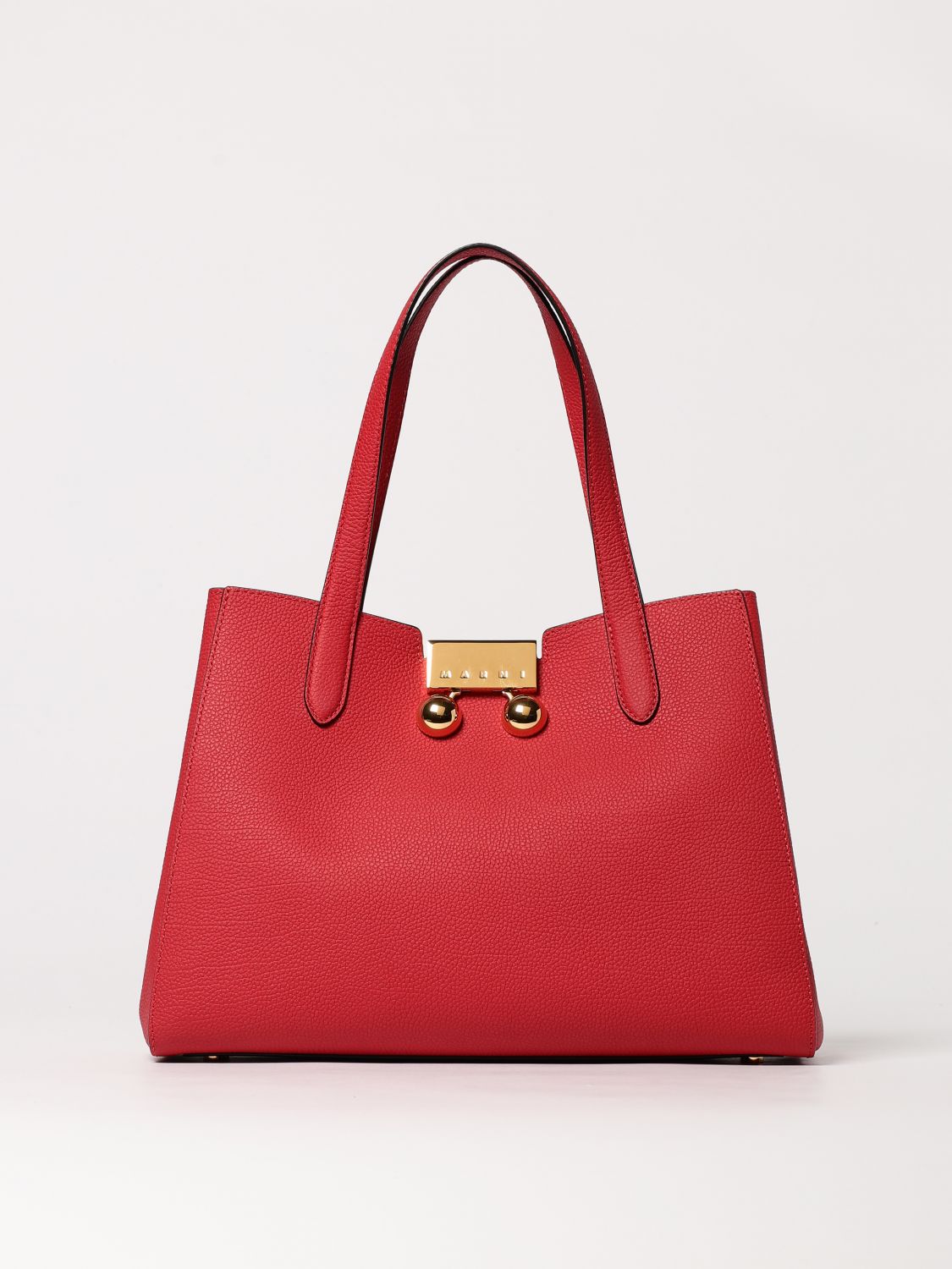 Shop Marni Shoulder Bag Woman Color Red