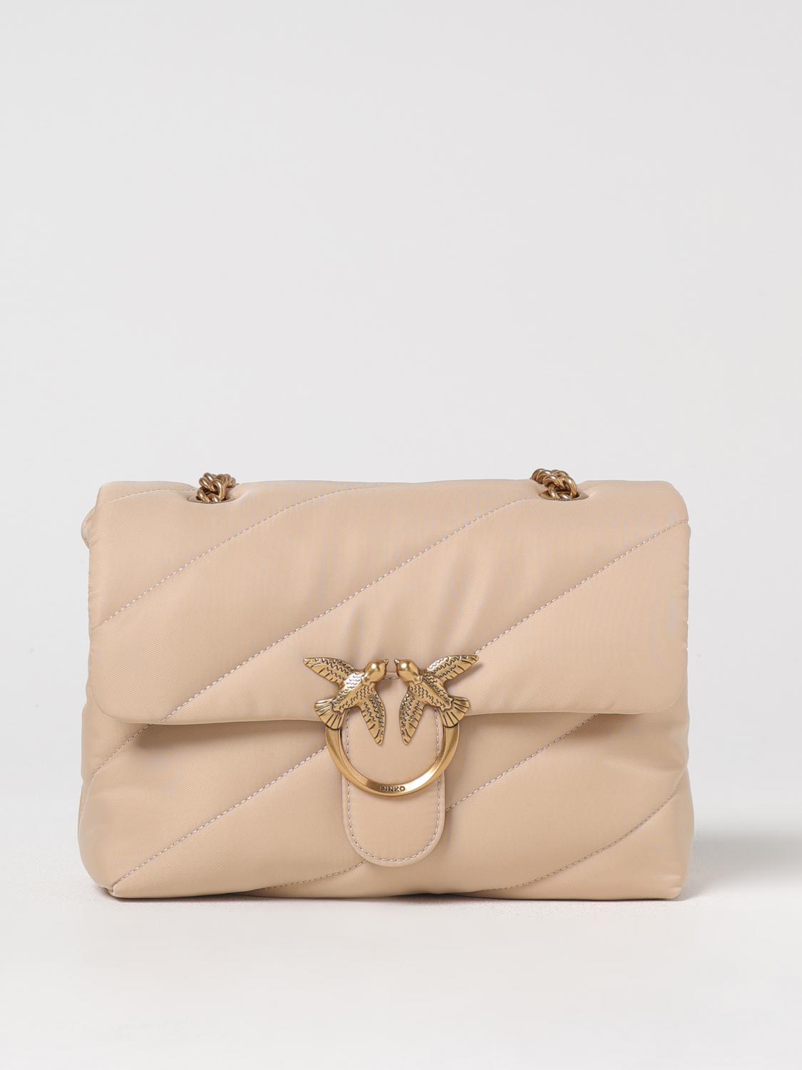 Shoulder Bag PINKO Woman color Beige