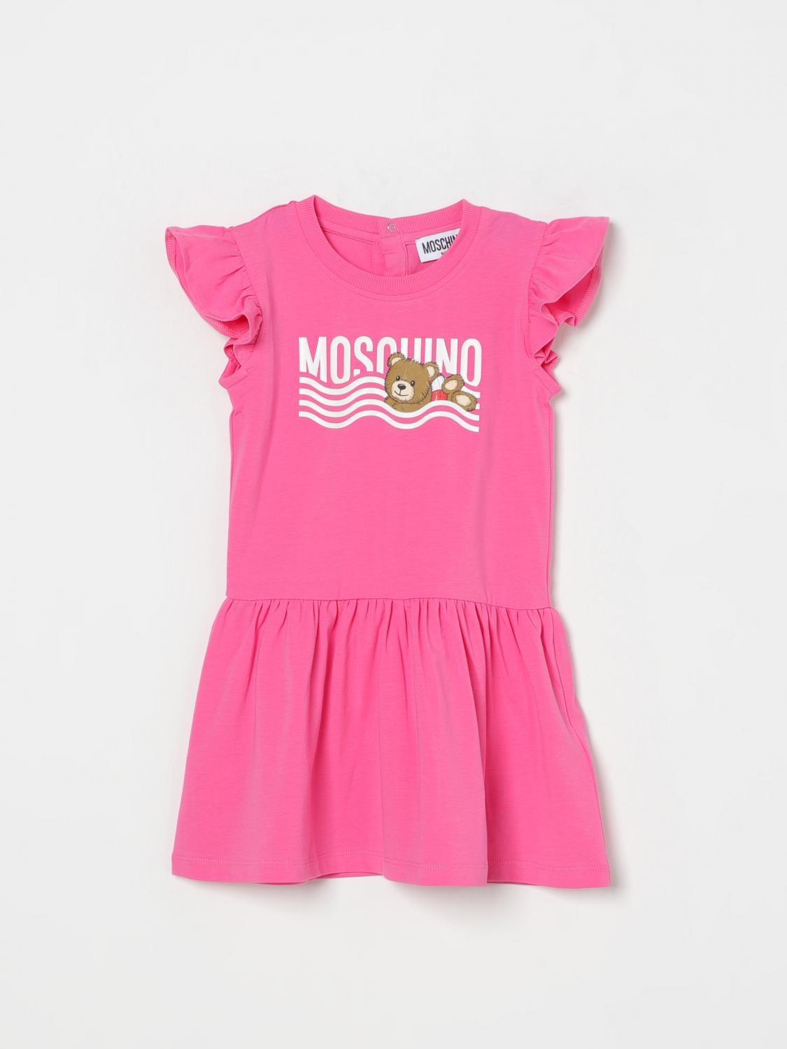Moschino Romper  Kids Color Fuchsia In Fuchsia