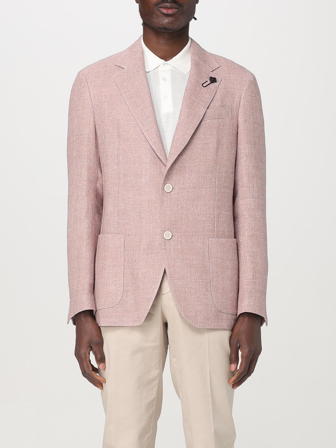 Lardini Blazer  Men Color Blush Pink In Blush Pink