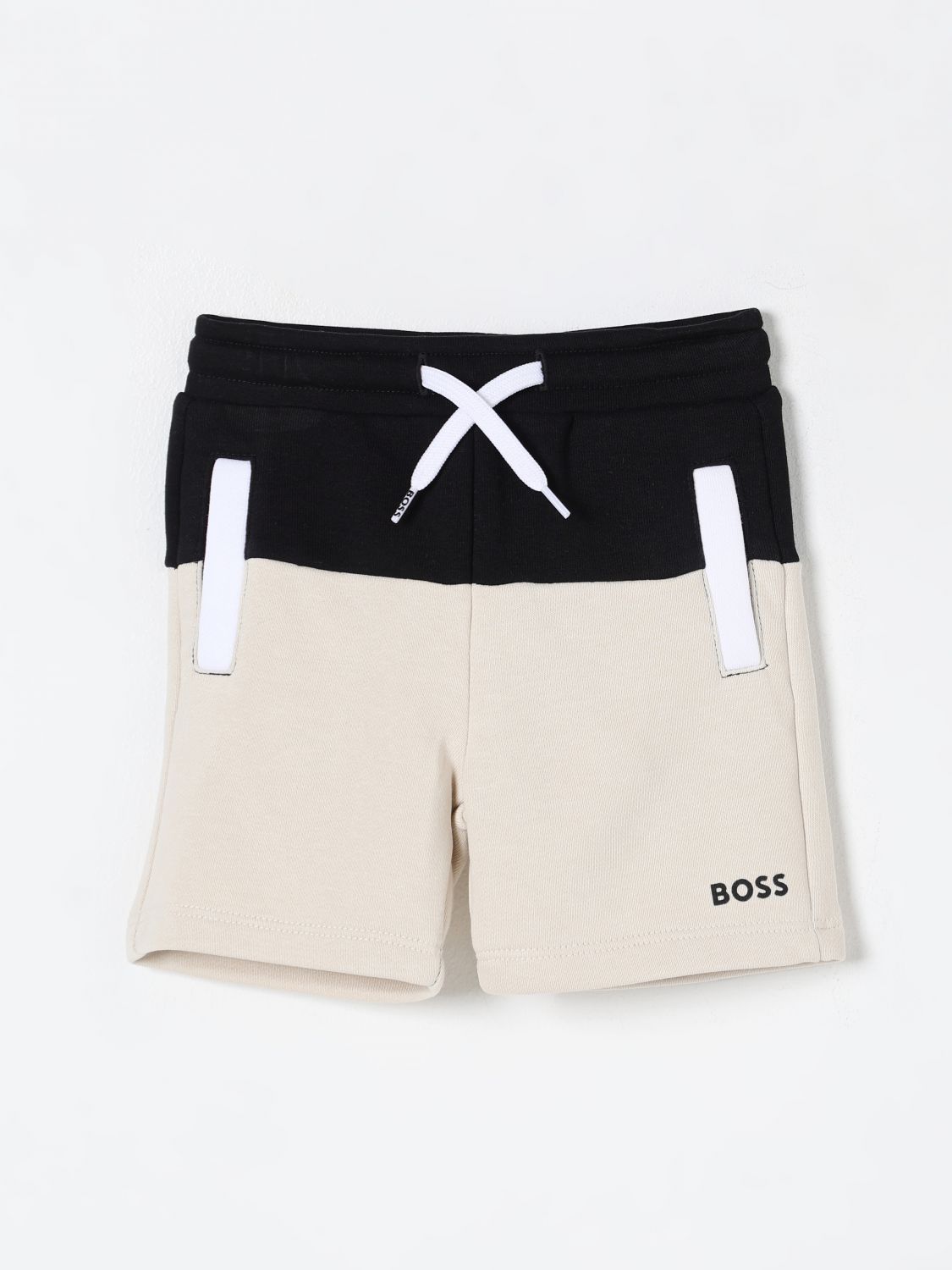 Hugo Boss Pants Boss Kids Color Black In Black