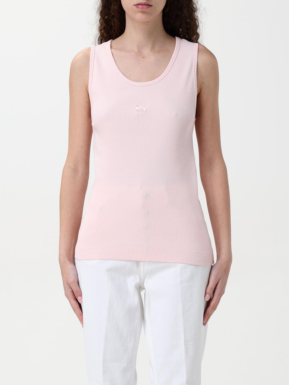 Shop Maison Kitsuné Top  Woman Color Pink