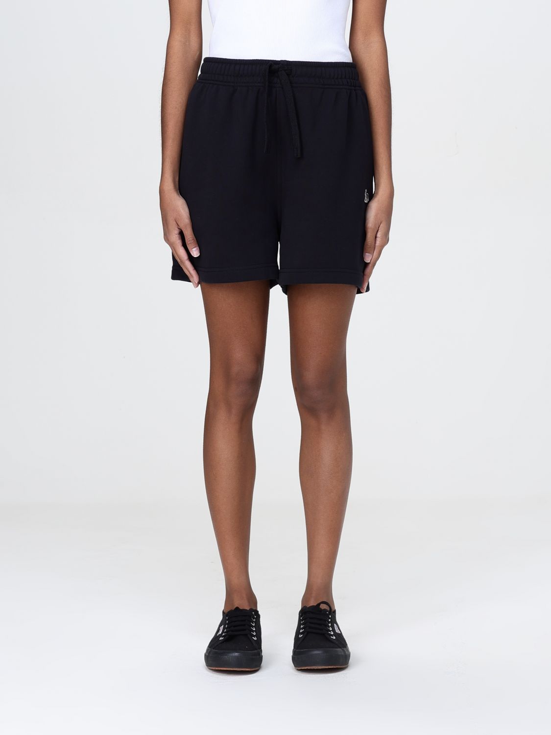 MAISON KITSUNÉ SHORT MAISON KITSUNÉ WOMAN COLOR BLACK G59688002