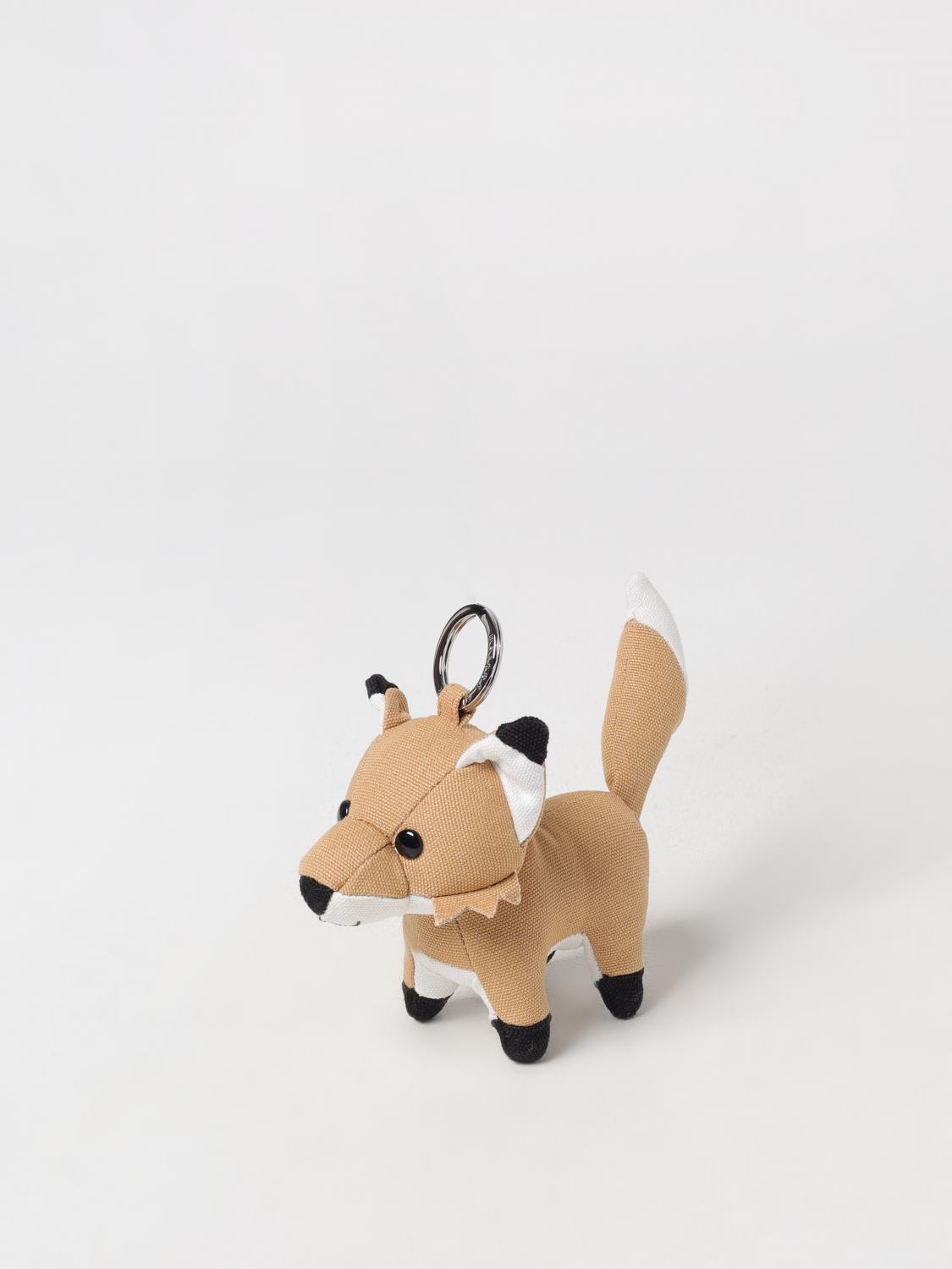 Maison Kitsuné Keyring Men Color Beige In Beige