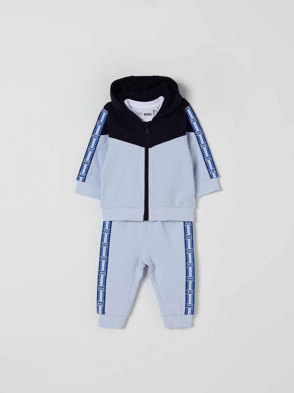 Hugo Boss Babies' Jumpsuit Boss Kids Color Gnawed Blue