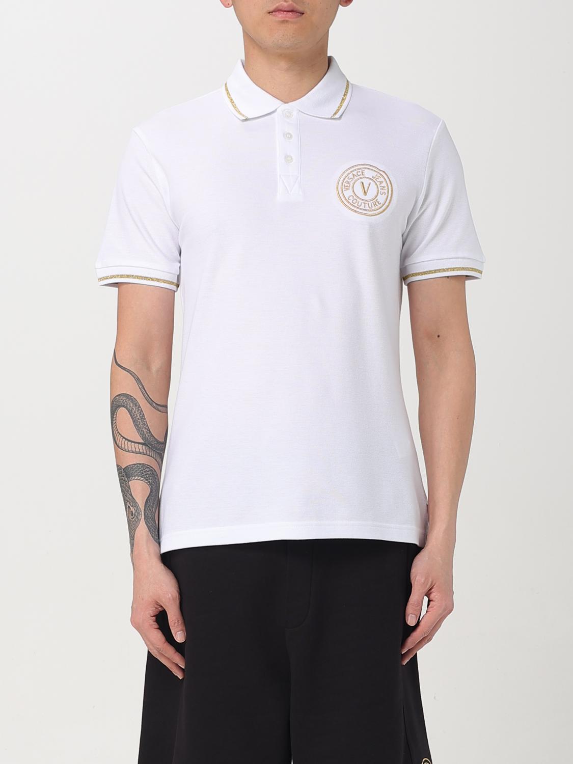 VERSACE JEANS COUTURE Polo Herren Farbe Weiß