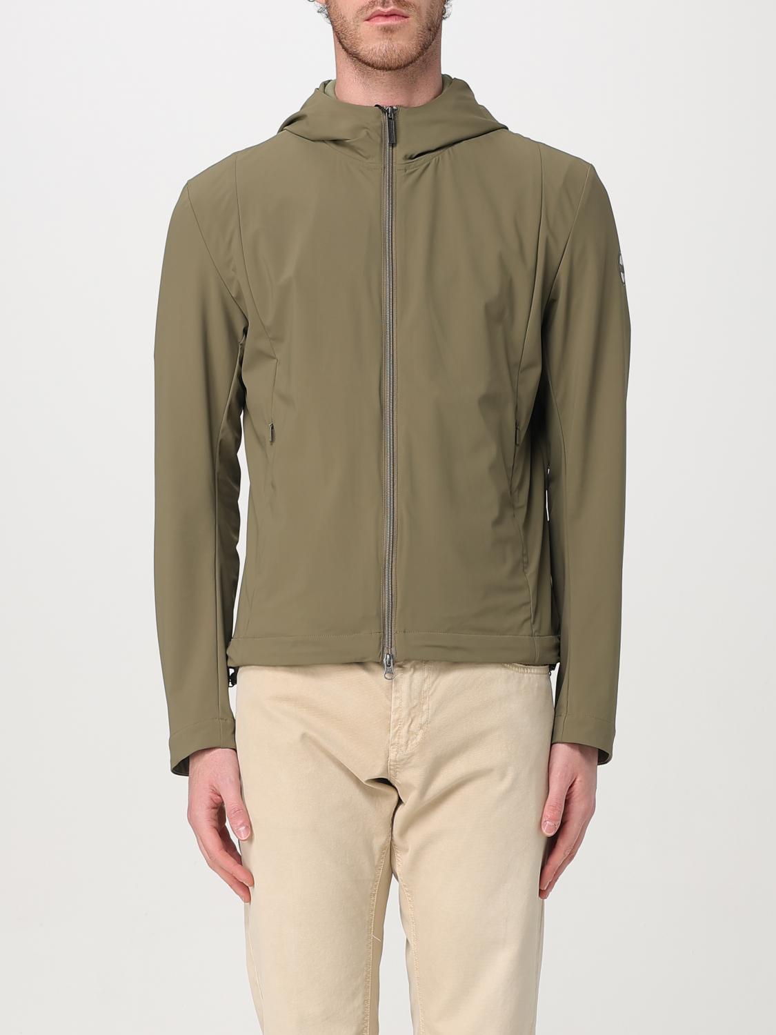 Colmar Stretch Jacket With Hood In Military